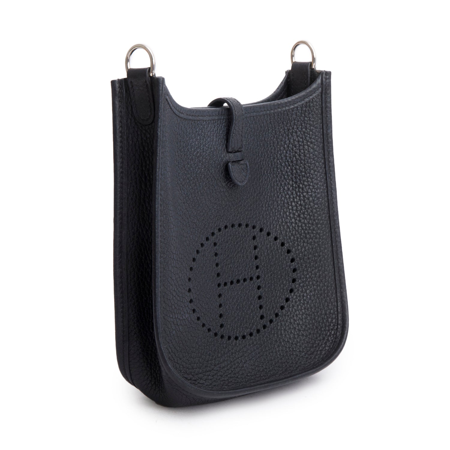 Hermes Noir Taurillon Clemence Amazone Evelyne TPM 16 w/ Box