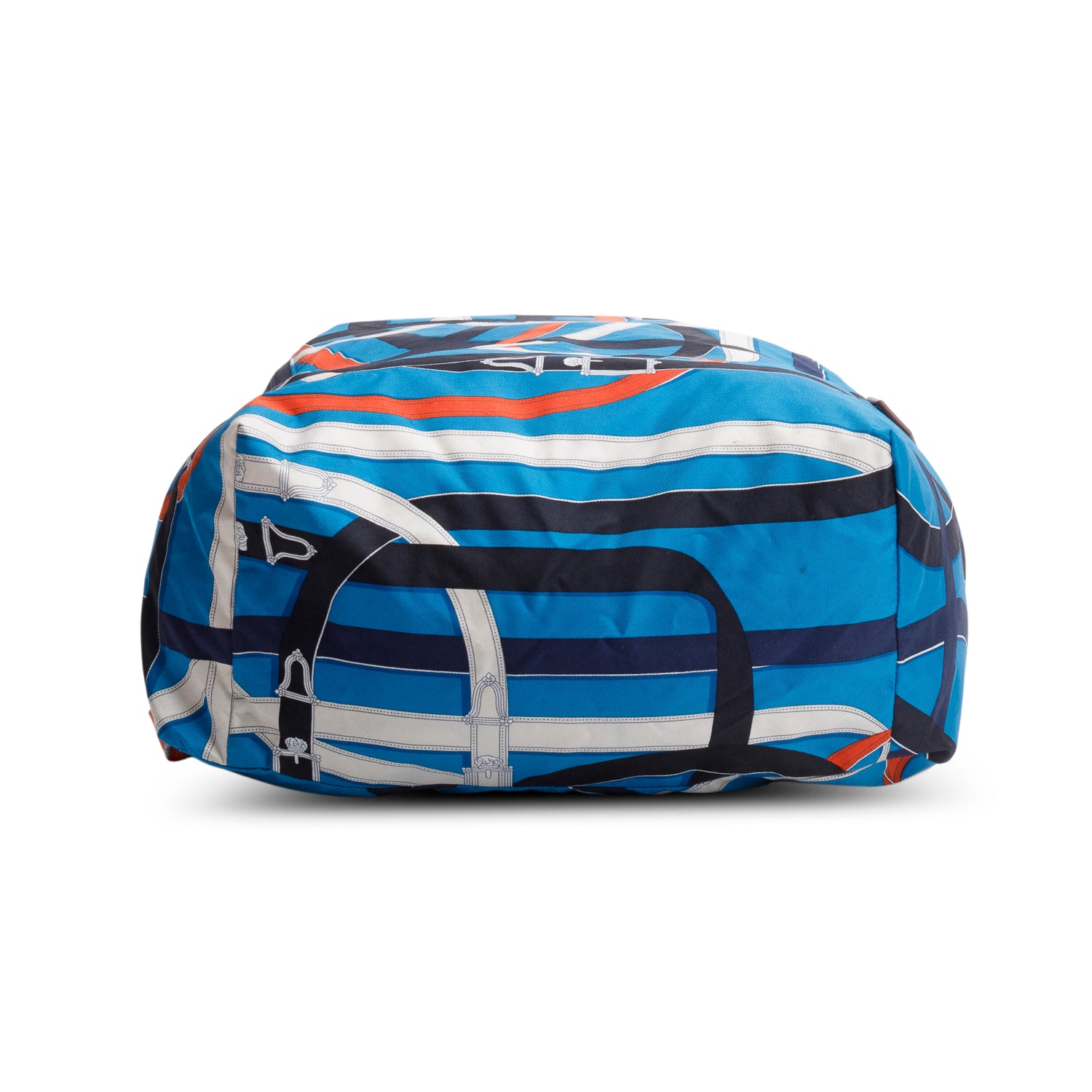 Hermes Multicolor Silk Veau Barenia Cavalcadour Airsilk Backpack w/ Box