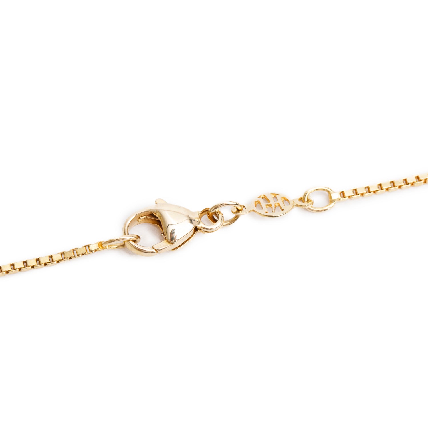 John Hardy 18k Yellow Gold Pave Diamond Electroform Bamboo Pendant Necklace