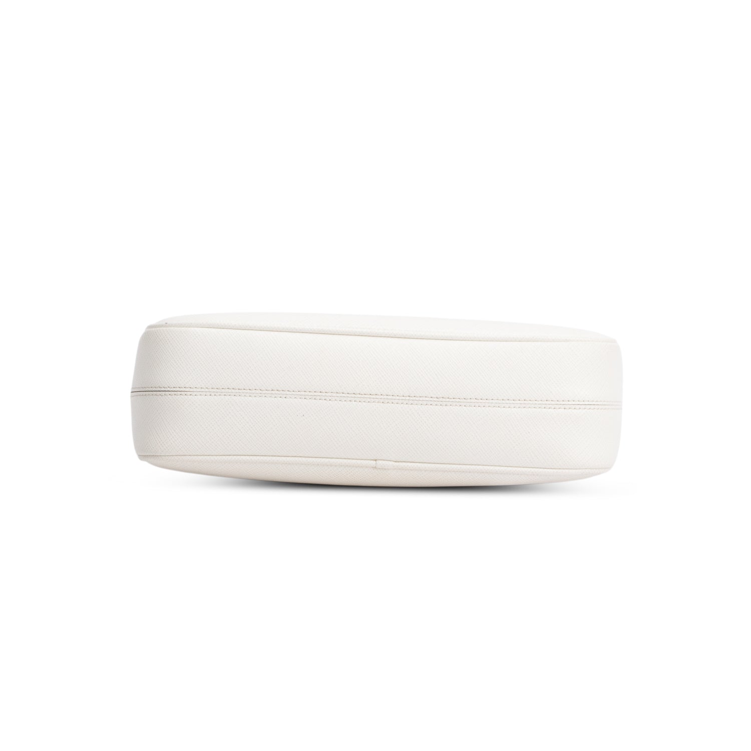 Prada 2023 White Saffiano Lux Mini Re-Edition Shoulder Bag w/ Box & Receipt