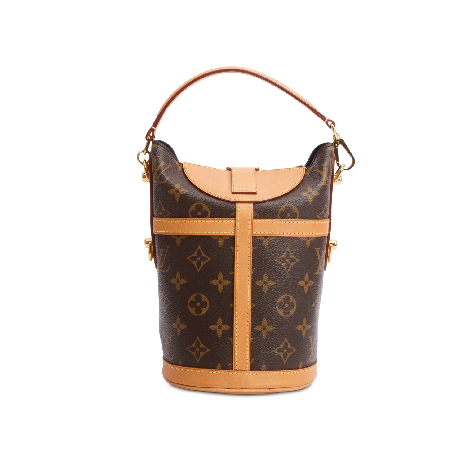 Louis Vuitton Monogram Duffle Crossbody Bag w/ Box & Straps