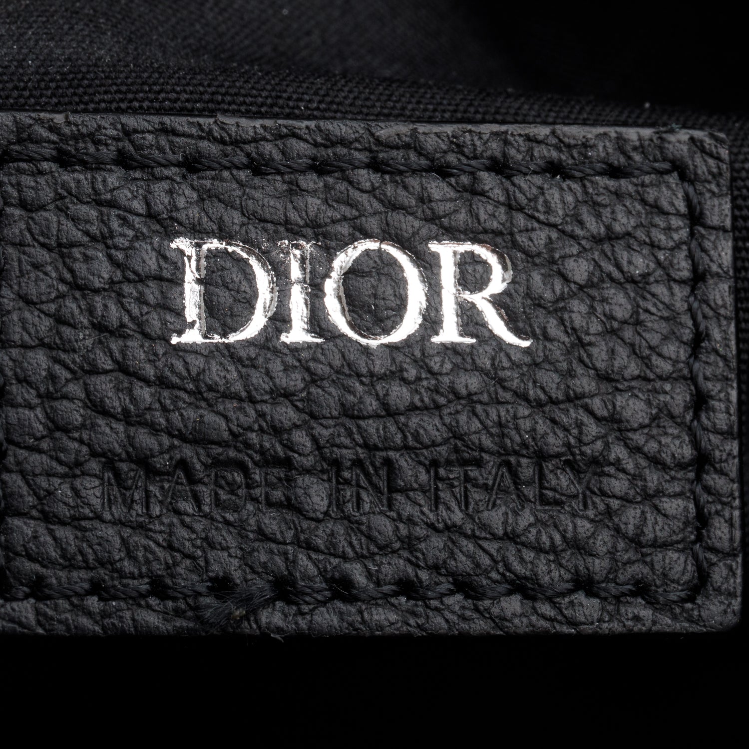 Christian Dior 2022 Navy Oblique Canvas Jacquard Saddle Bag