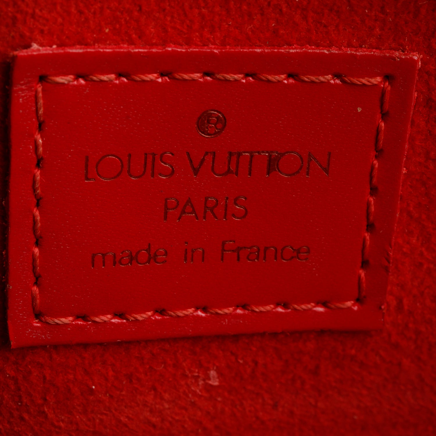 Louis Vuitton Red Epi Pont-Neuf
