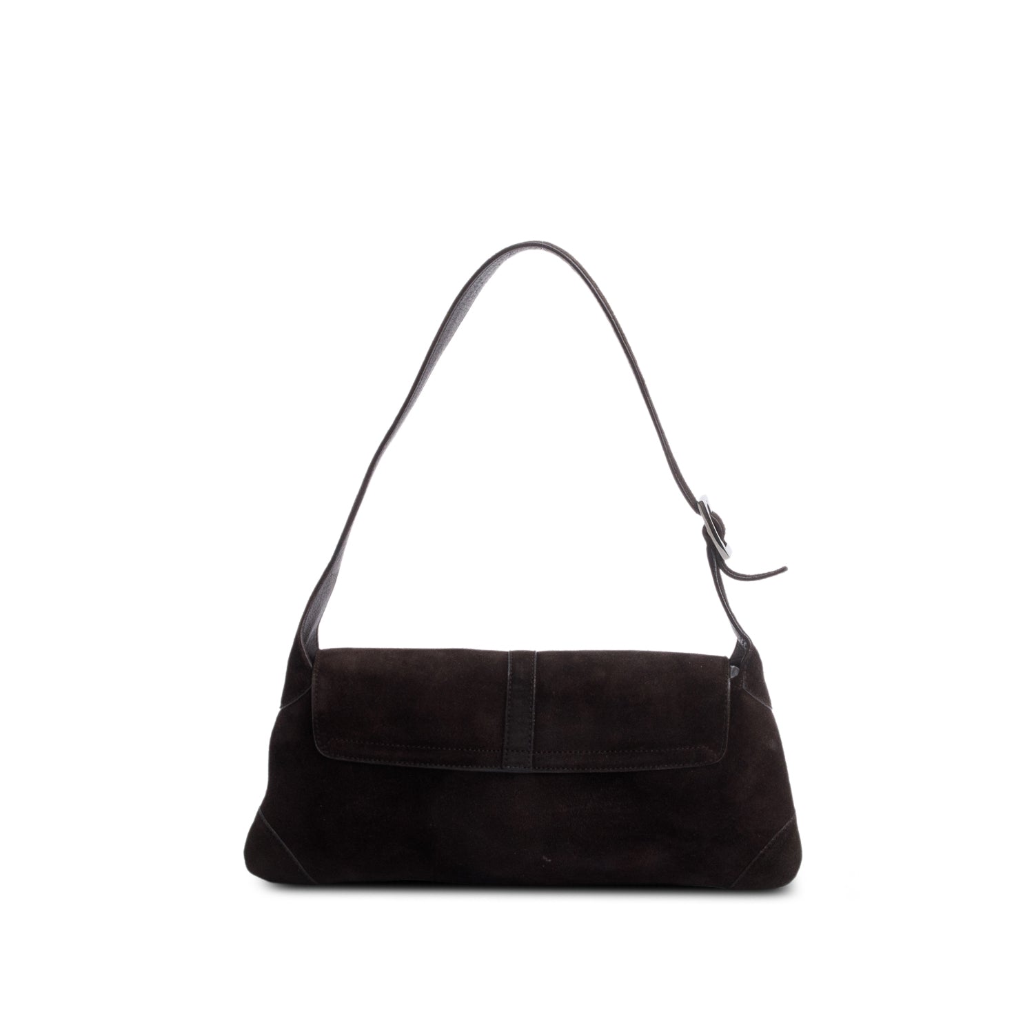 Gucci Vintage Brown Suede Micro Jackie