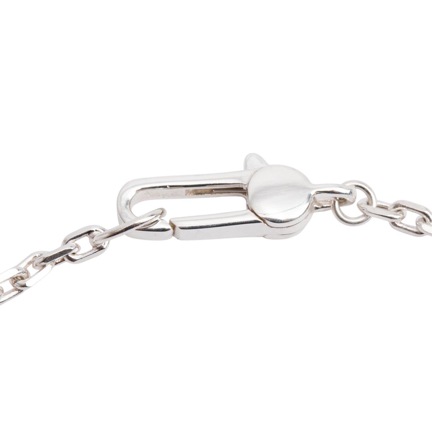 Gucci Sterling Silver Multi-Charm Trademark Bracelet