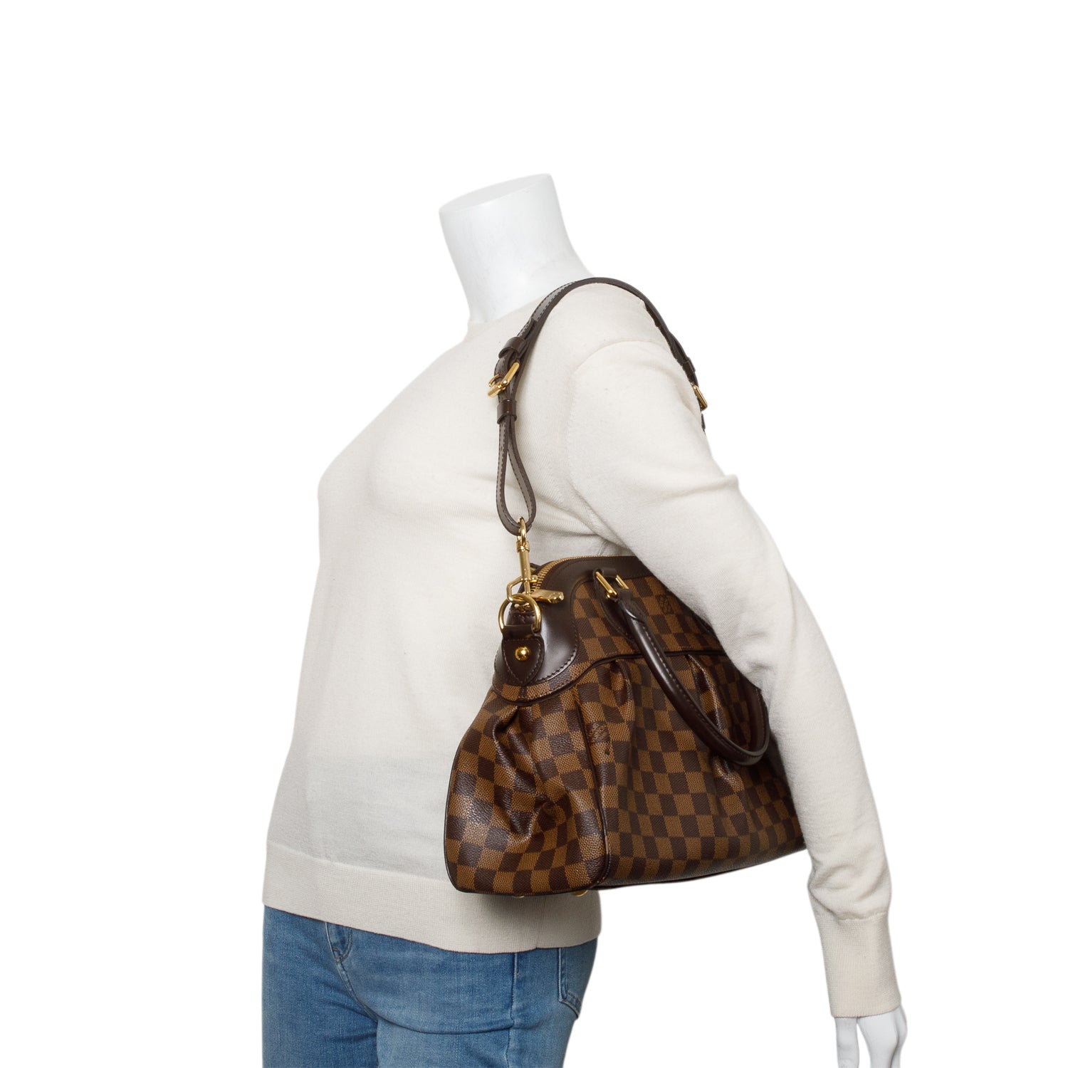 Louis Vuitton Damier Ebene Trevi PM w/ Strap