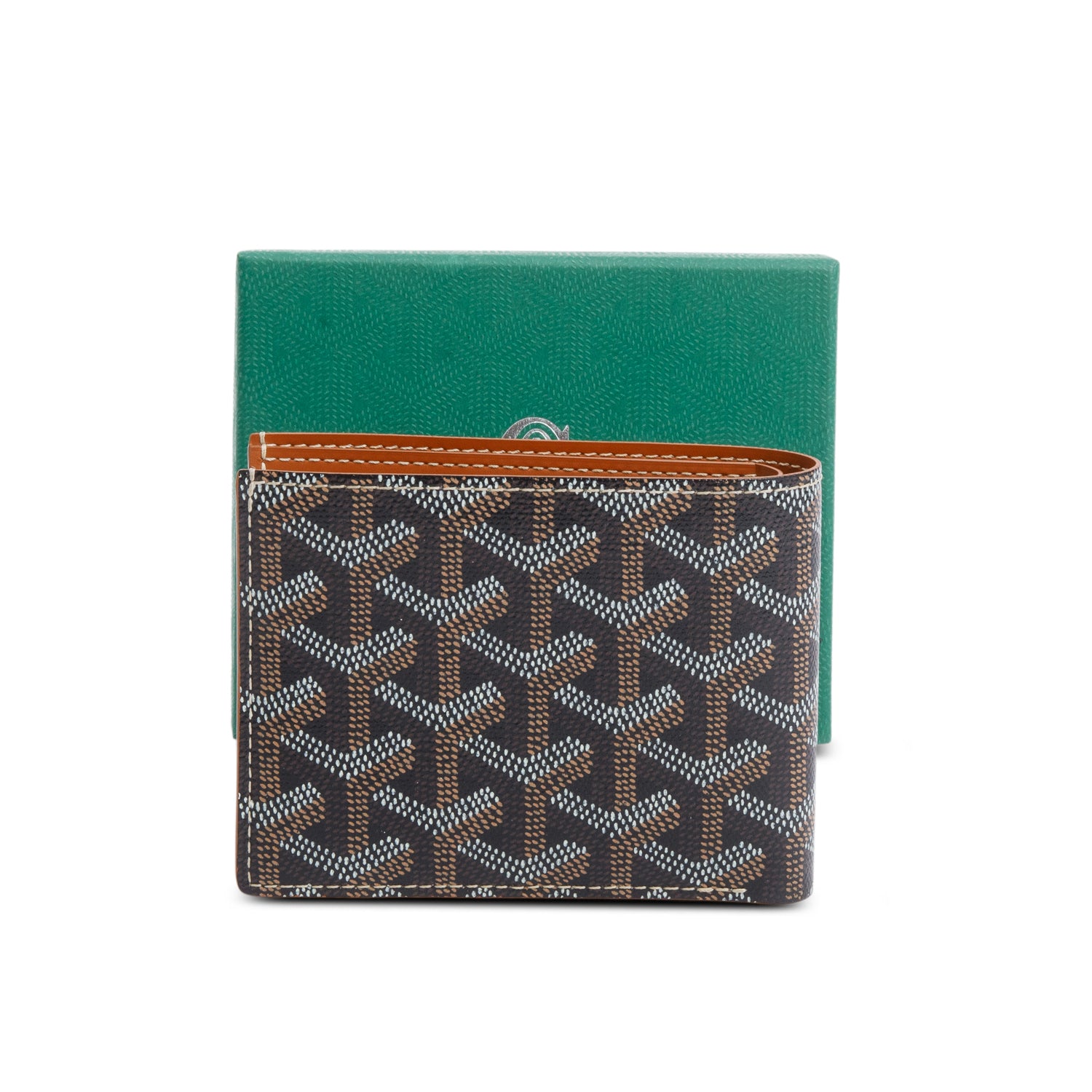 Goyard Brown Goyardine Victorie Bifold Wallet w/ Box & Receipt