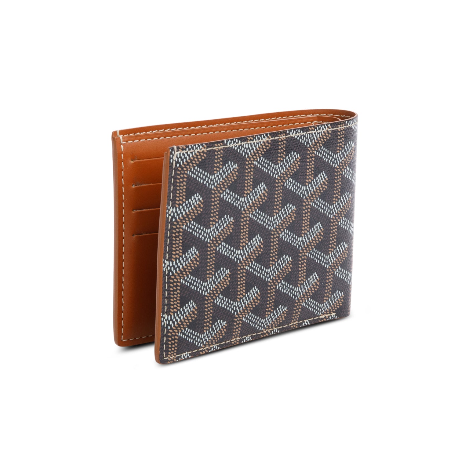 Goyard Brown Goyardine Victorie Bifold Wallet w/ Box & Receipt