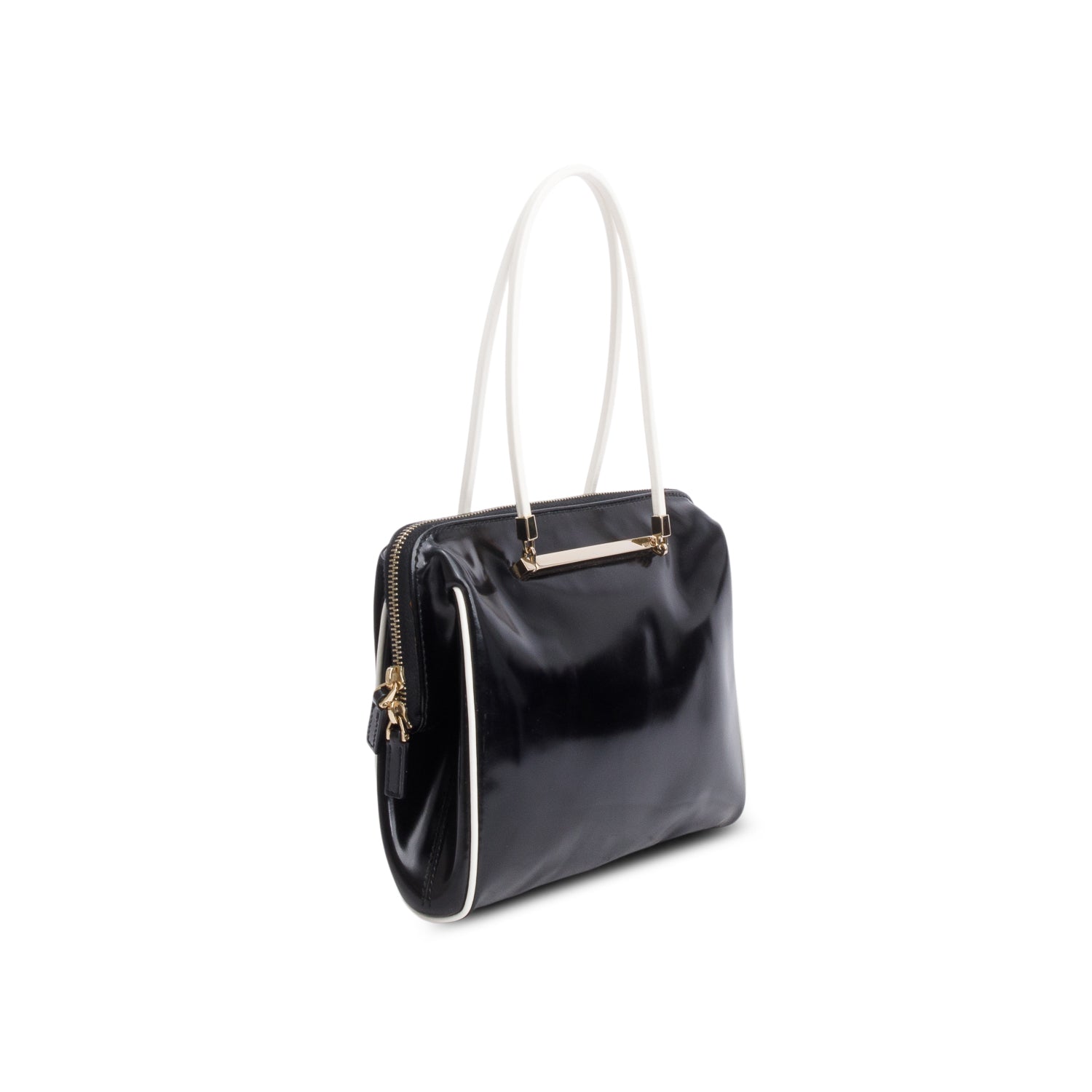 Gucci Vintage Black Patent Leather Mini Bag