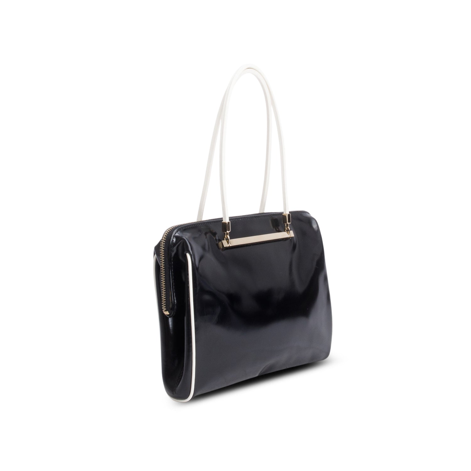 Gucci Vintage Black Patent Leather Mini Bag