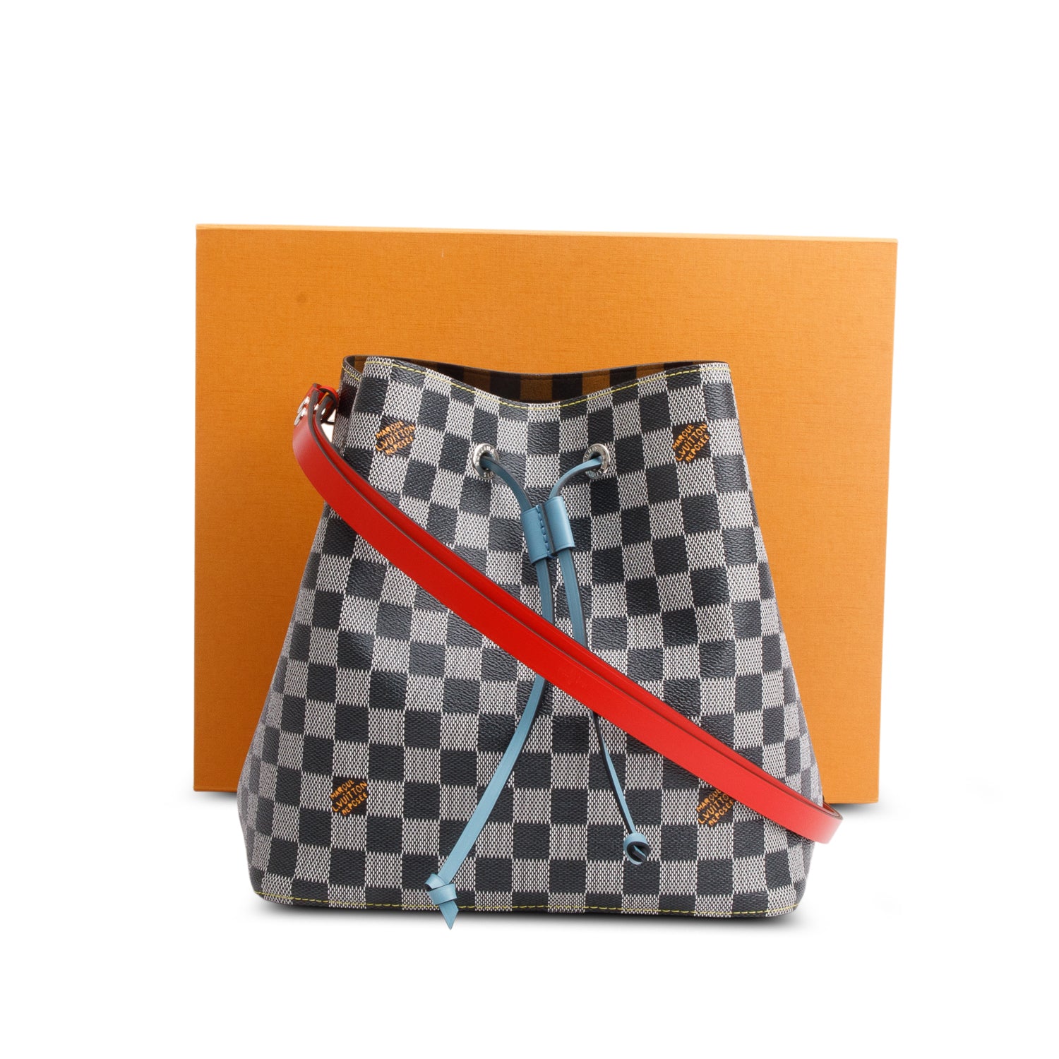 Louis Vuitton Limited Edition Multicolor Damier NeoNoe MM w/ Box