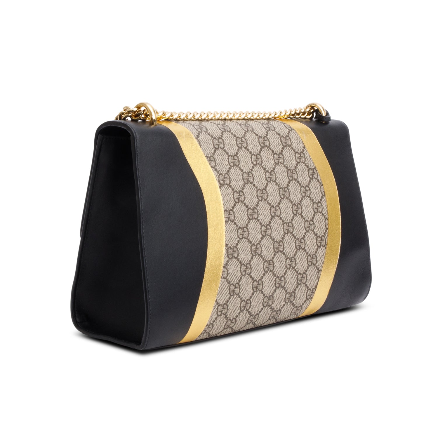 Gucci GG Supreme Monogram Medium Padlock Shoulder Bag