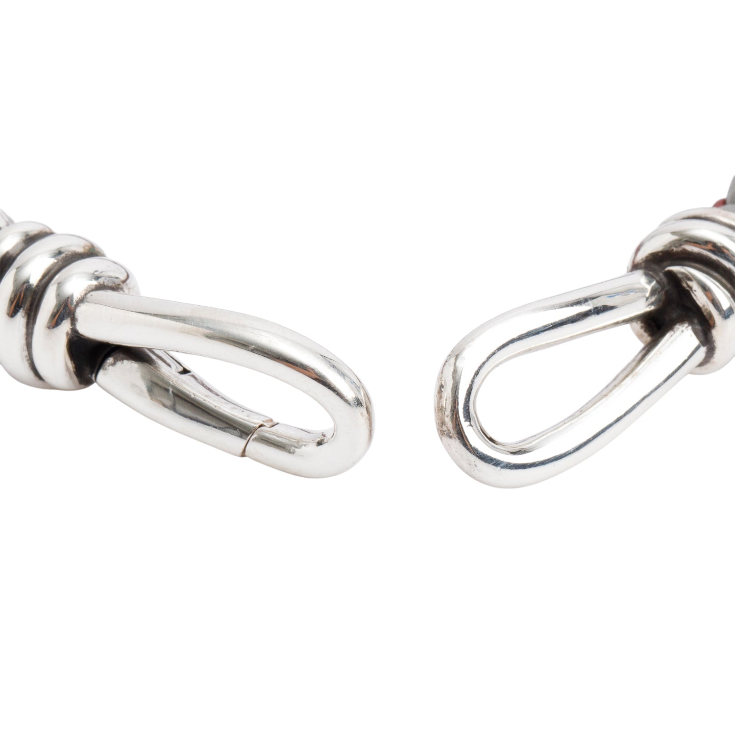 Tiffany & Co. Paloma Picasso Sterling Silver Knot Wrap Leather Bracelet