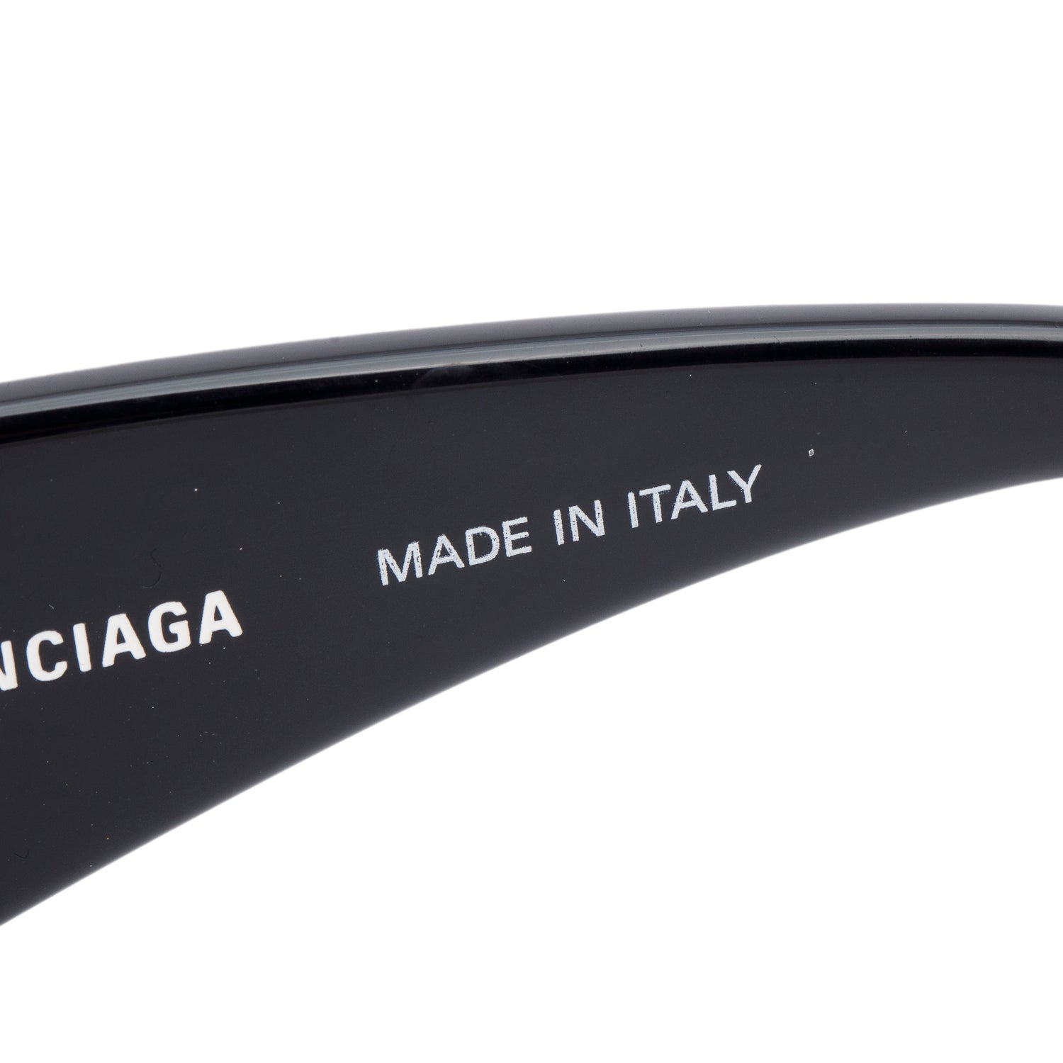 Balenciaga BB0096S Black Dynasty Acetate Rectangle Sunglasses w/ Case