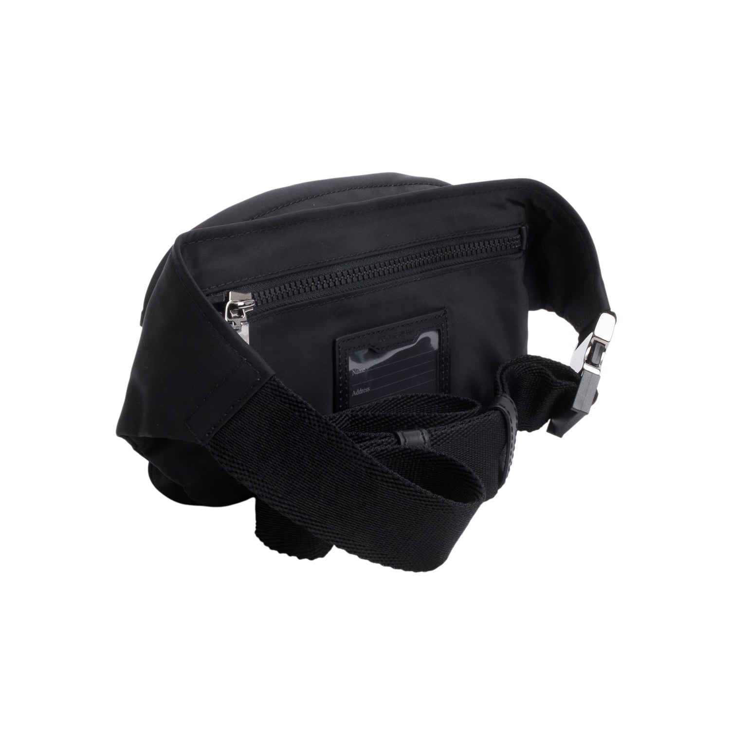 Dolce & Gabbana Black Nylon Logo Belt Bag w/ Authenticity Card