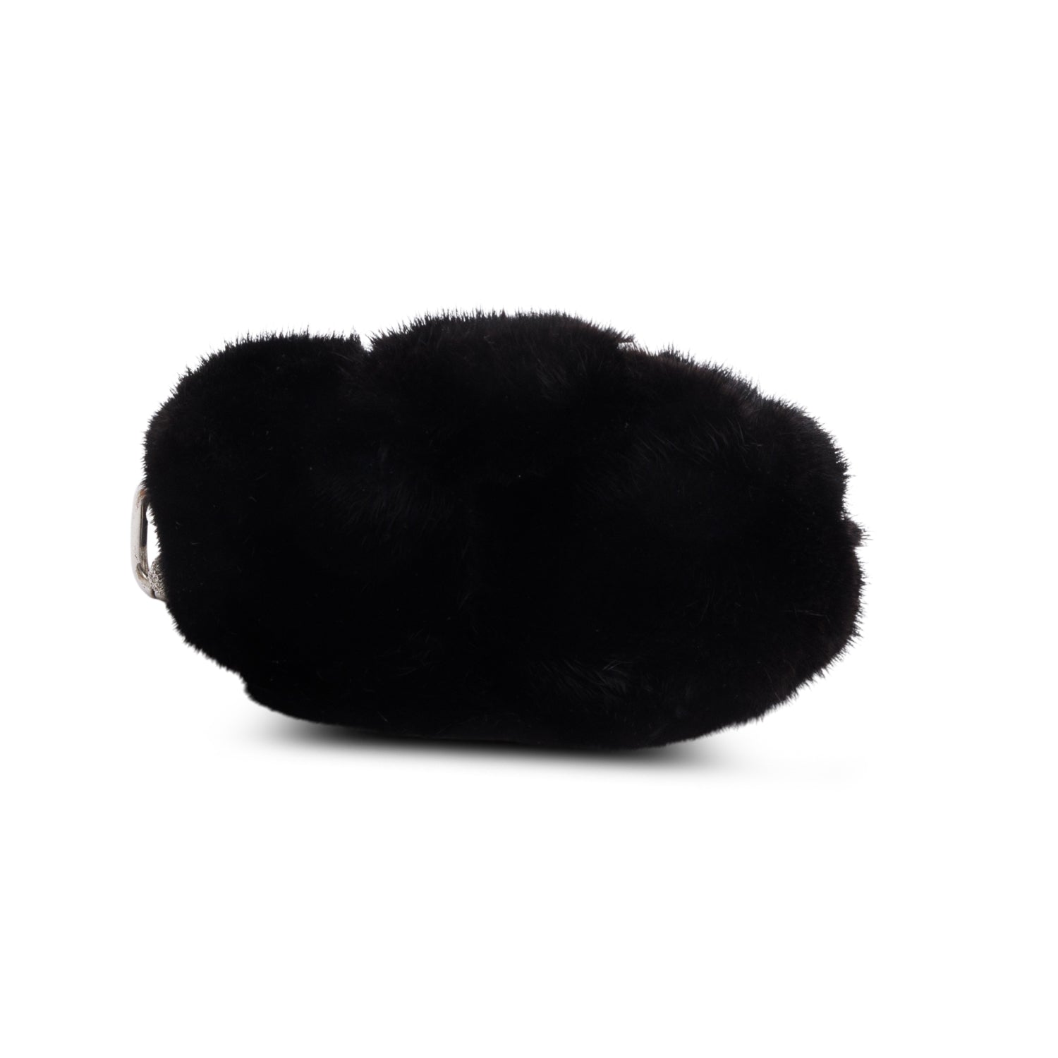 Alexander Wang Black Fur Micro Mini Ceo Bag