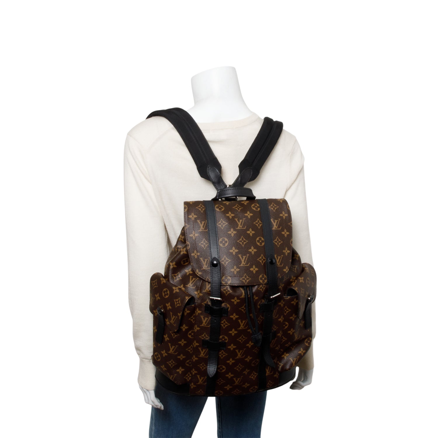 Louis Vuitton Monogram Macassar Christopher MM Backpack