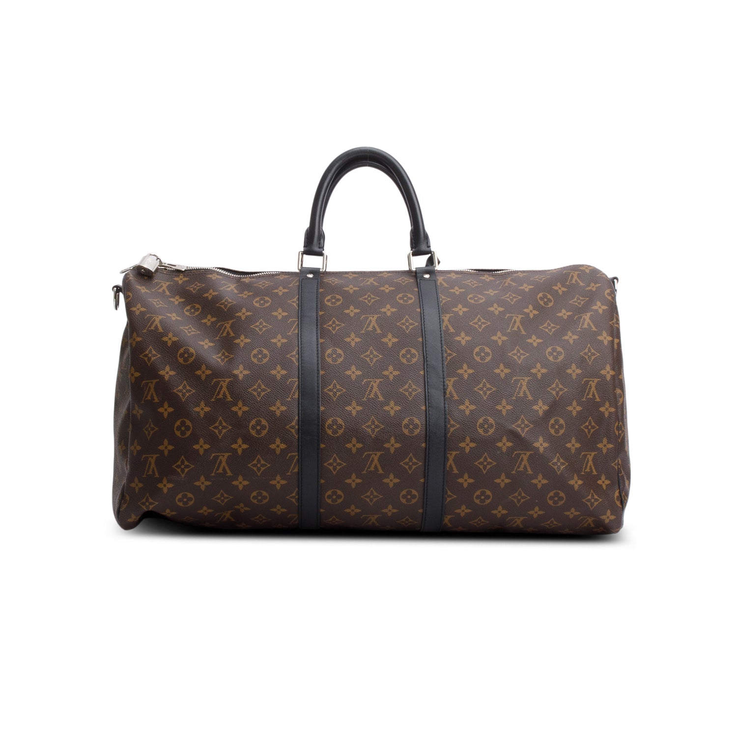 Louis Vuitton Monogram Macassar Keepall Bandouliere 55 w/ Strap