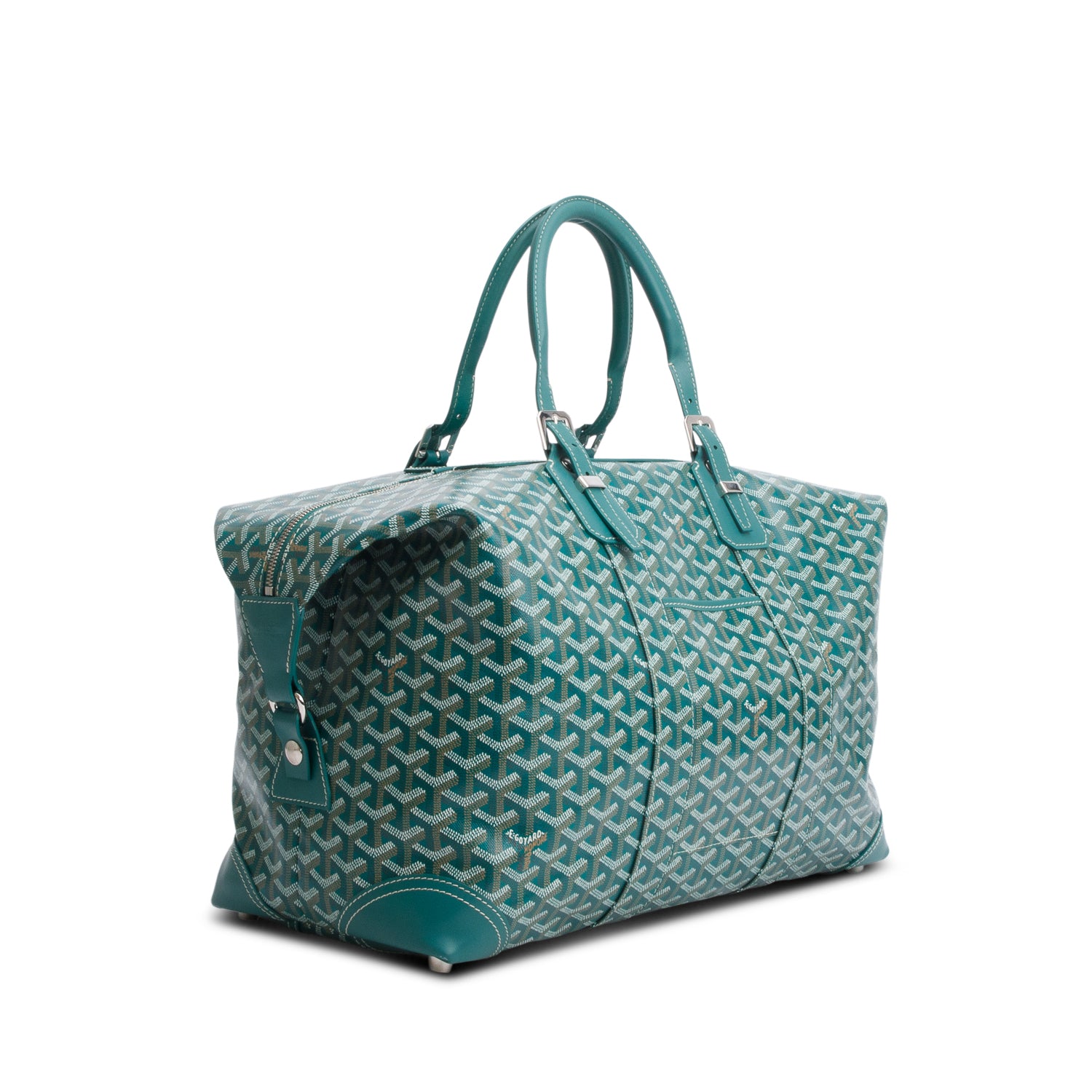 Goyard 2023 Green Monogram Canvas Boeing 45 Duffle Bag