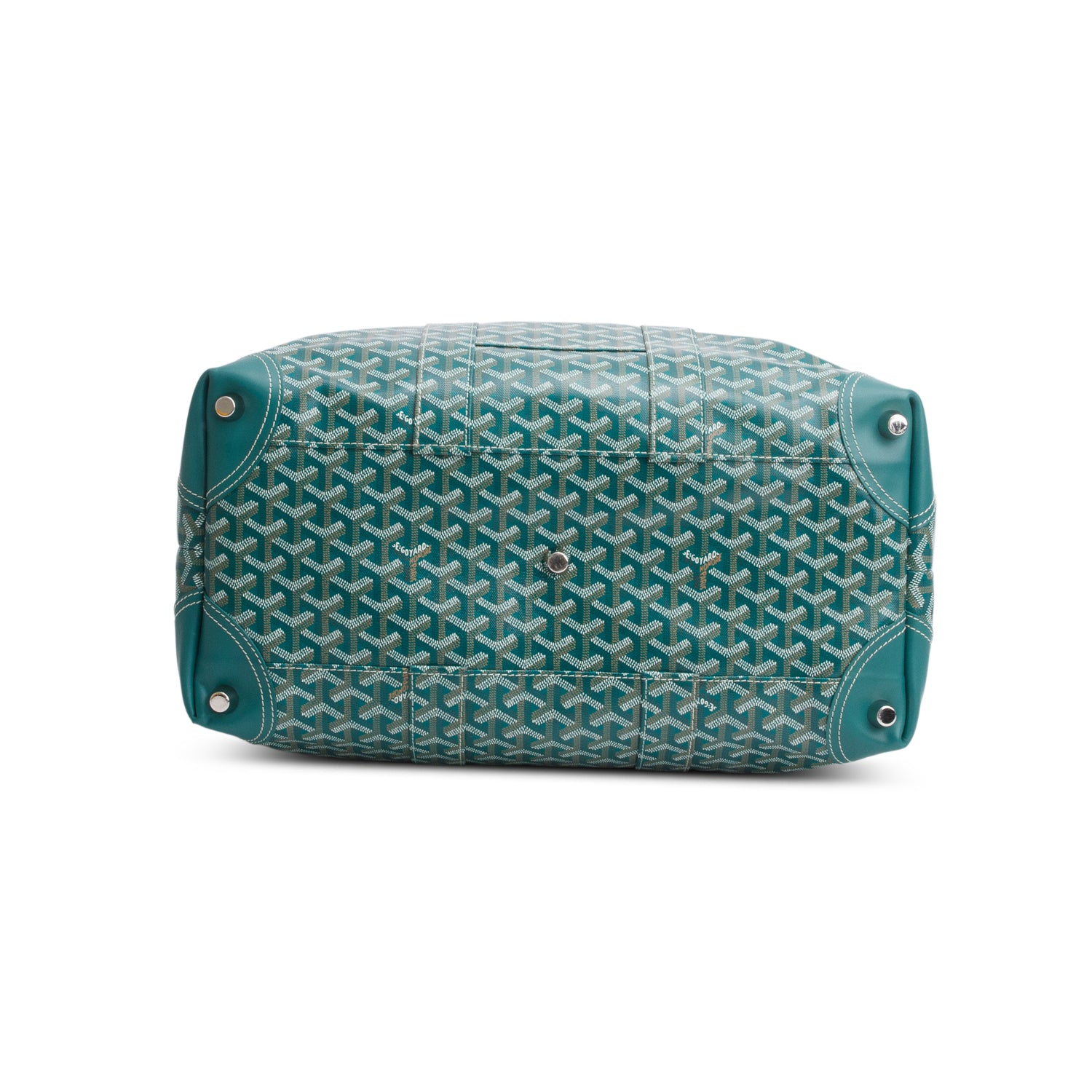 Goyard 2023 Green Monogram Canvas Boeing 45 Duffle Bag