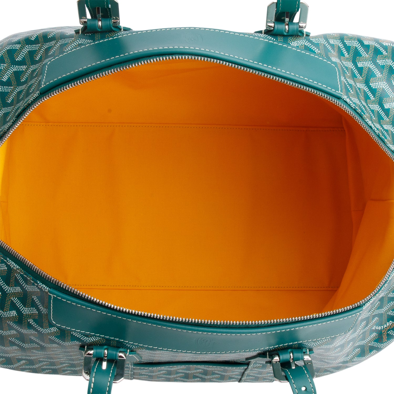 Goyard 2023 Green Monogram Canvas Boeing 45 Duffle Bag