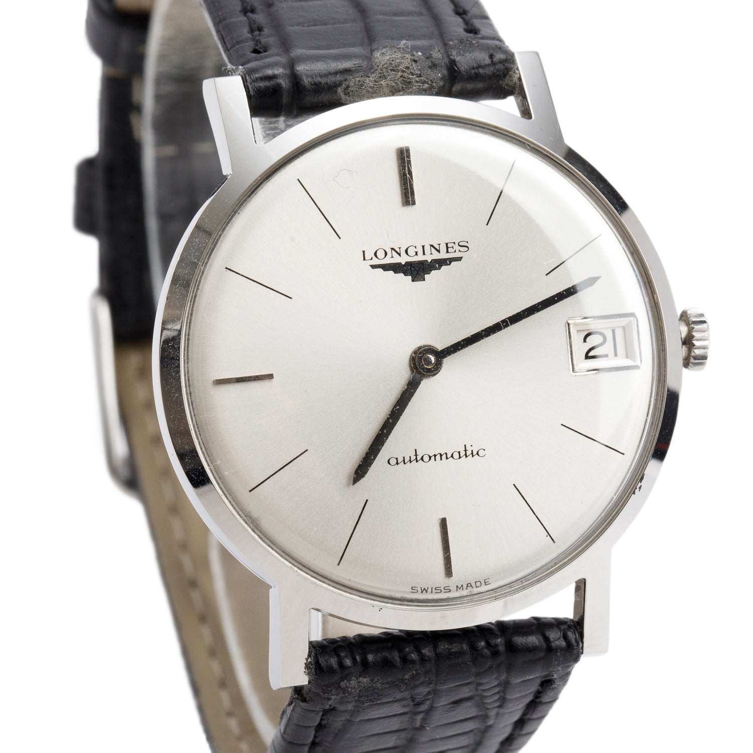 Longines Vintage Stainless Steel 34 MM Automatic Watch