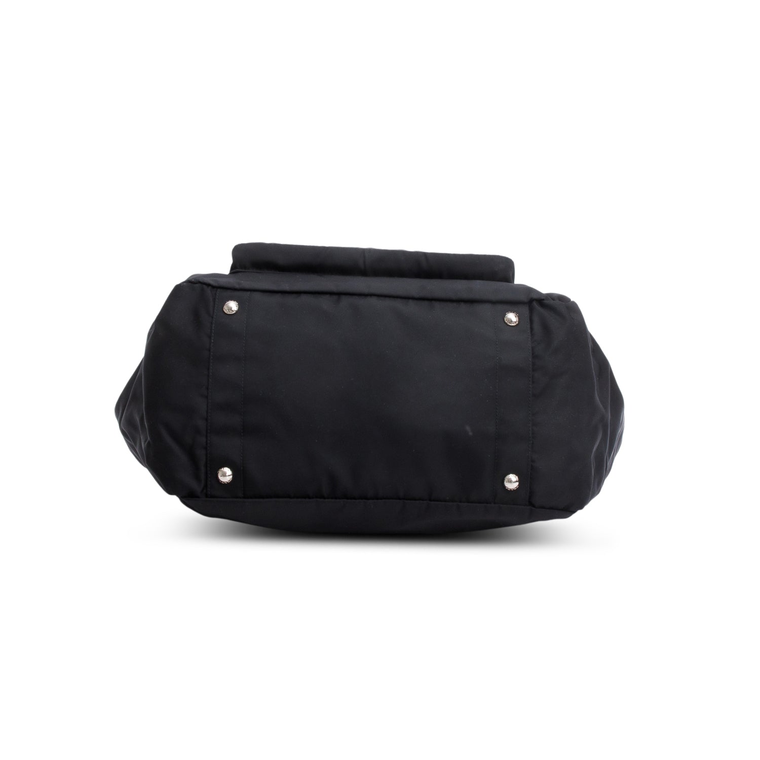 Prada Black Tessuto Nylon Diaper Bag w/ Strap