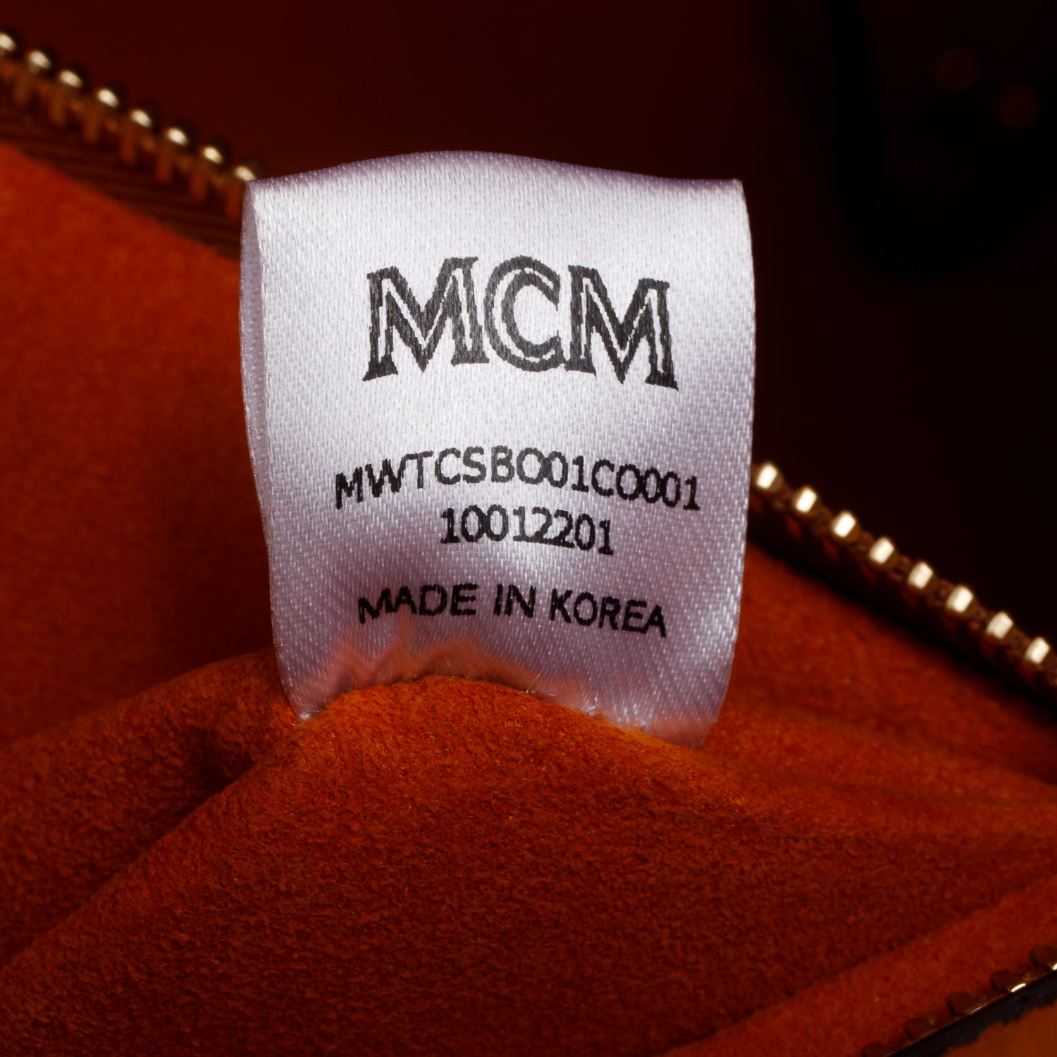 MCM Visetos Cognac X-Large Munchen Tote w/ Strap & Pouch