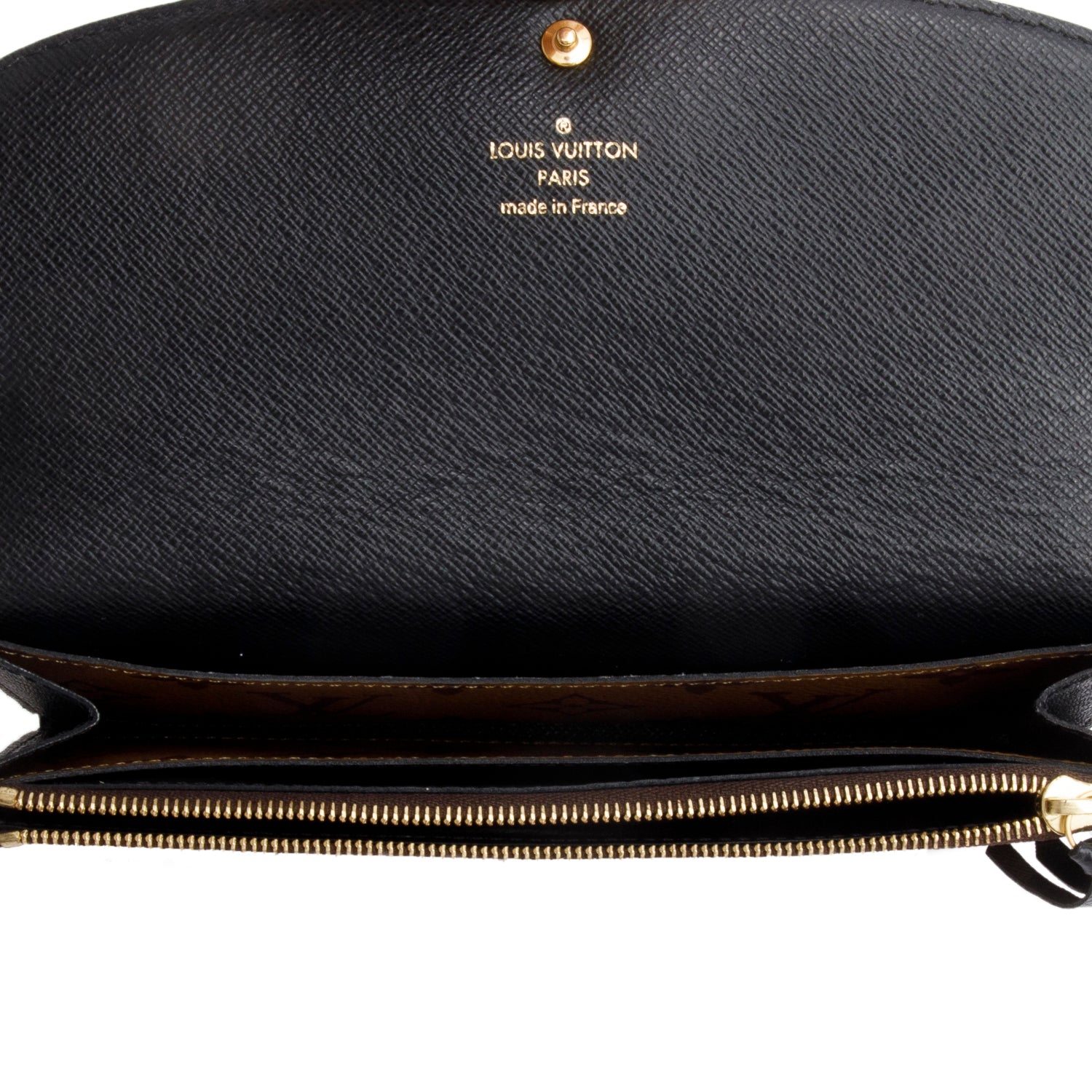 Louis Vuitton Reverse Monogram Emilie Wallet w/ Box