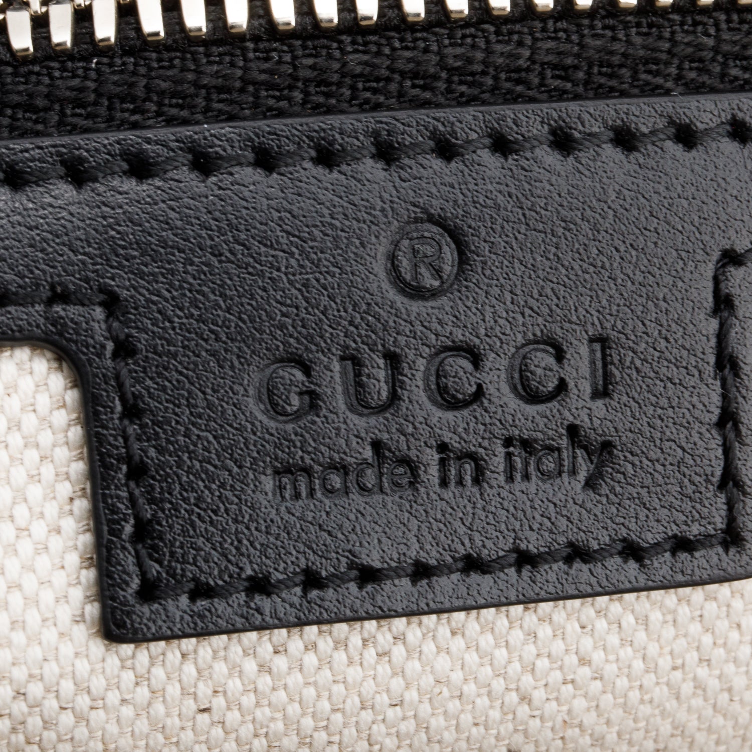 Gucci Black Embossed GG Jumbo Leather Backpack