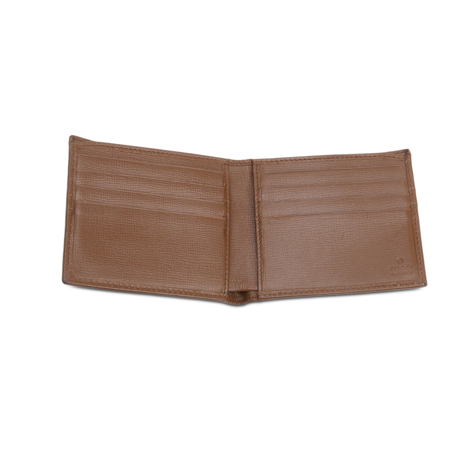 Gucci Beige GG Supreme Interlocking G Bifold Wallet w/ Box