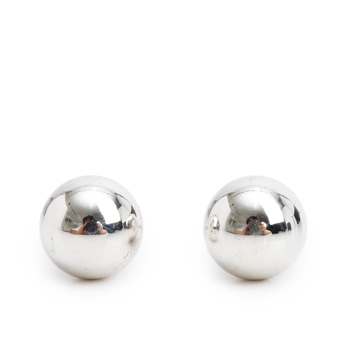 Tiffany & Co. Sterling Silver HardWear 8 MM Ball Earrings – OLIVER'S