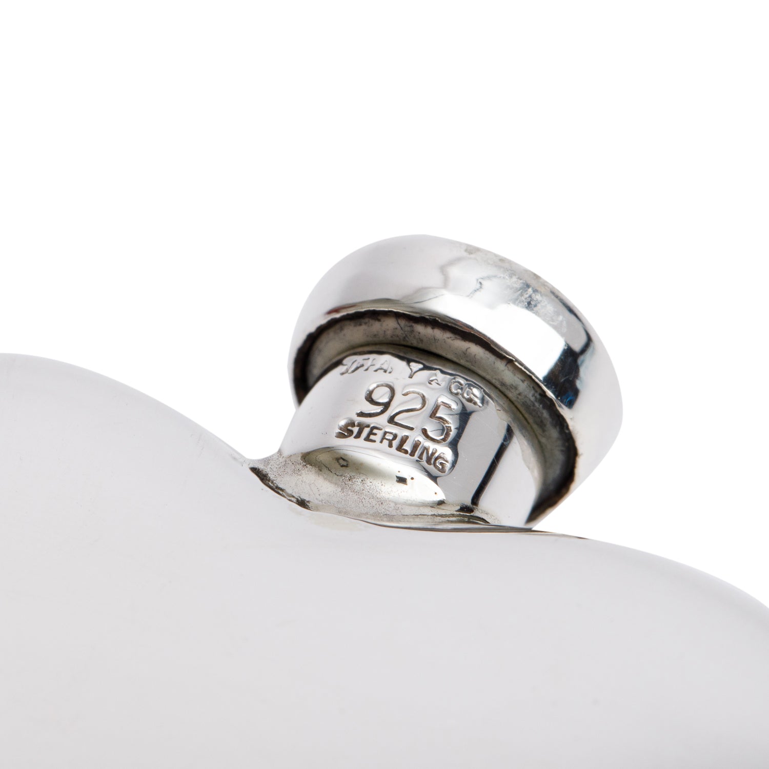 Tiffany & Co. Vintage Sterling Silver Heart Perfume Flask