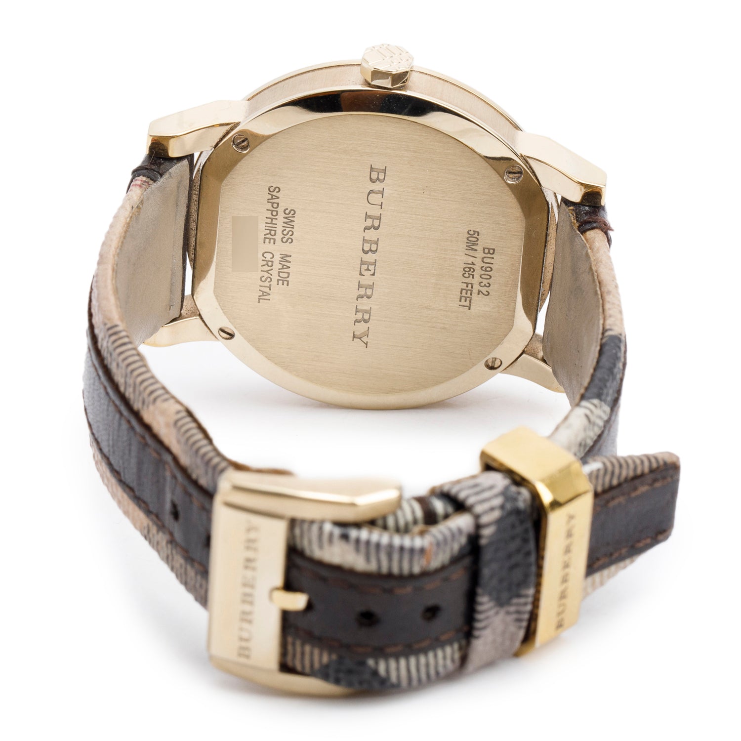 Burberry Gold-Plated Stainless Steel BU9032 38 MM The City Quartz Watch