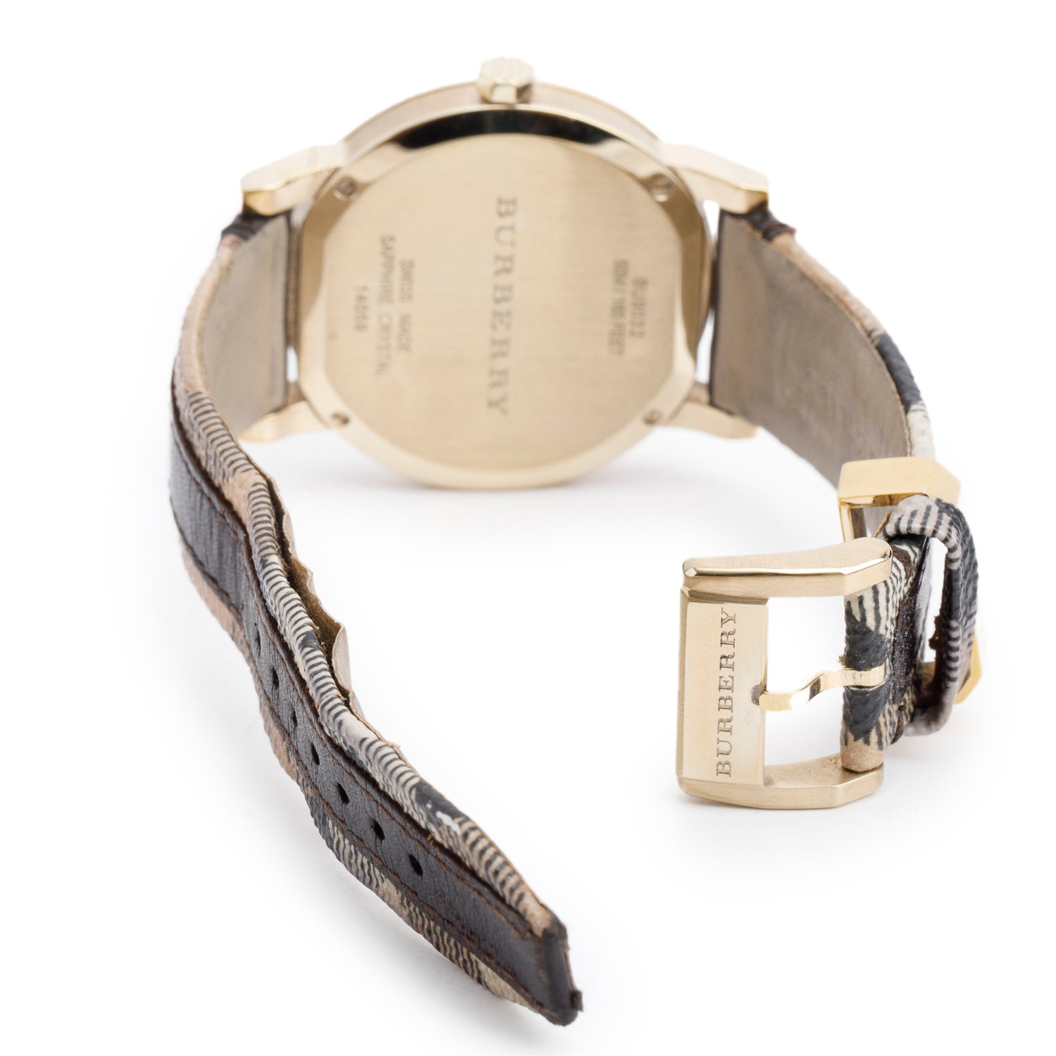 Burberry Gold-Plated Stainless Steel BU9032 38 MM The City Quartz Watch
