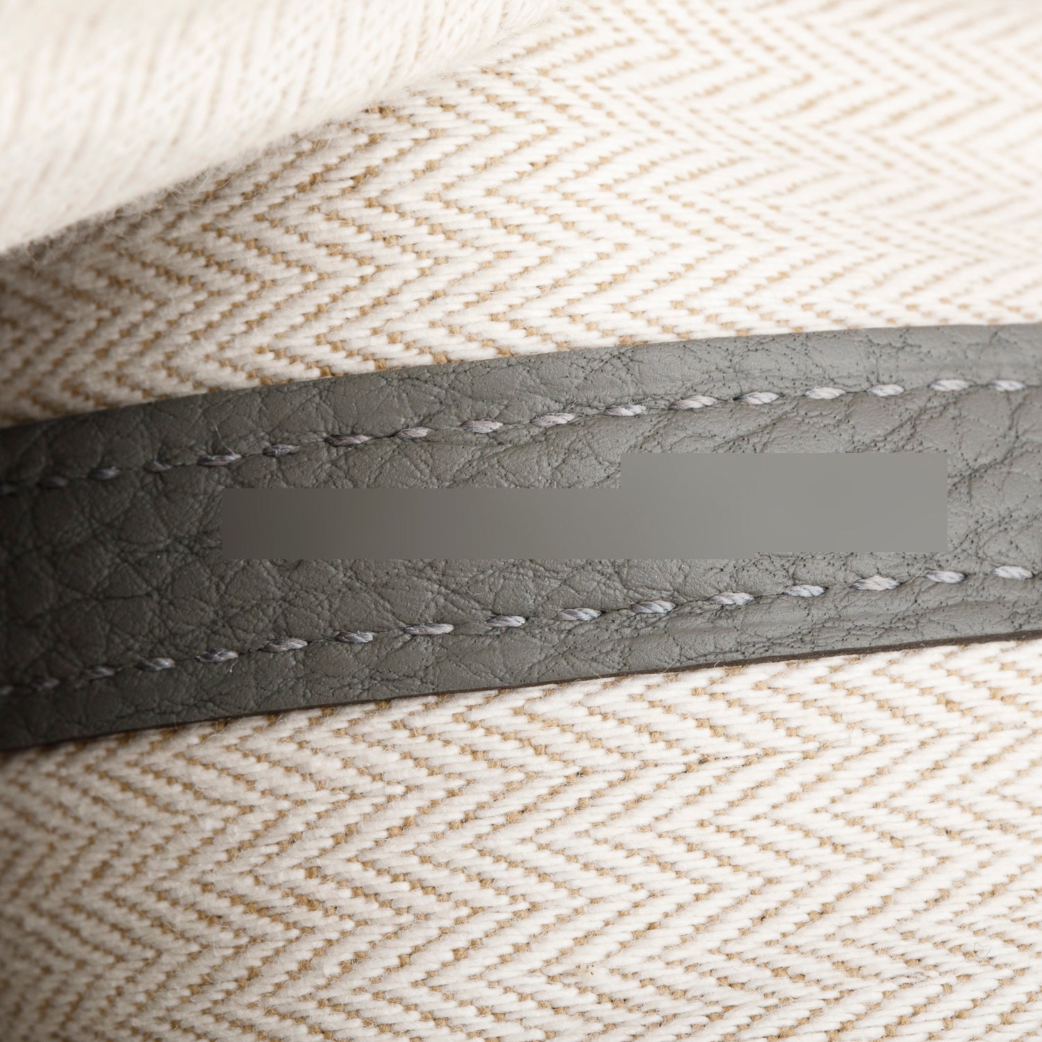 Hermes 2022 Gris Meyer Negonda Leather Garden Party 36 w/ Box