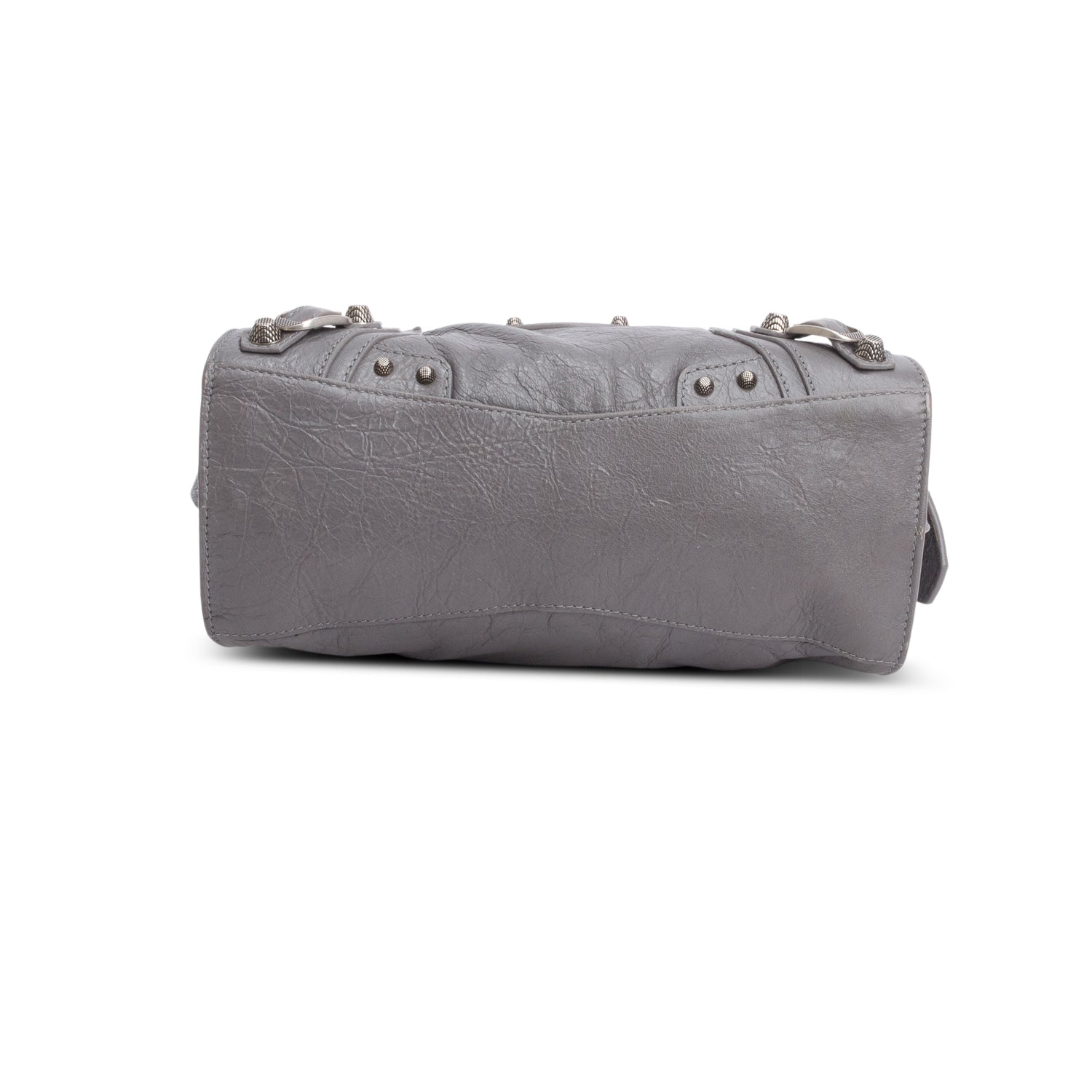 Balenciaga Grey Agneau Leather Neo Cagole XS City Bag w/ Strap