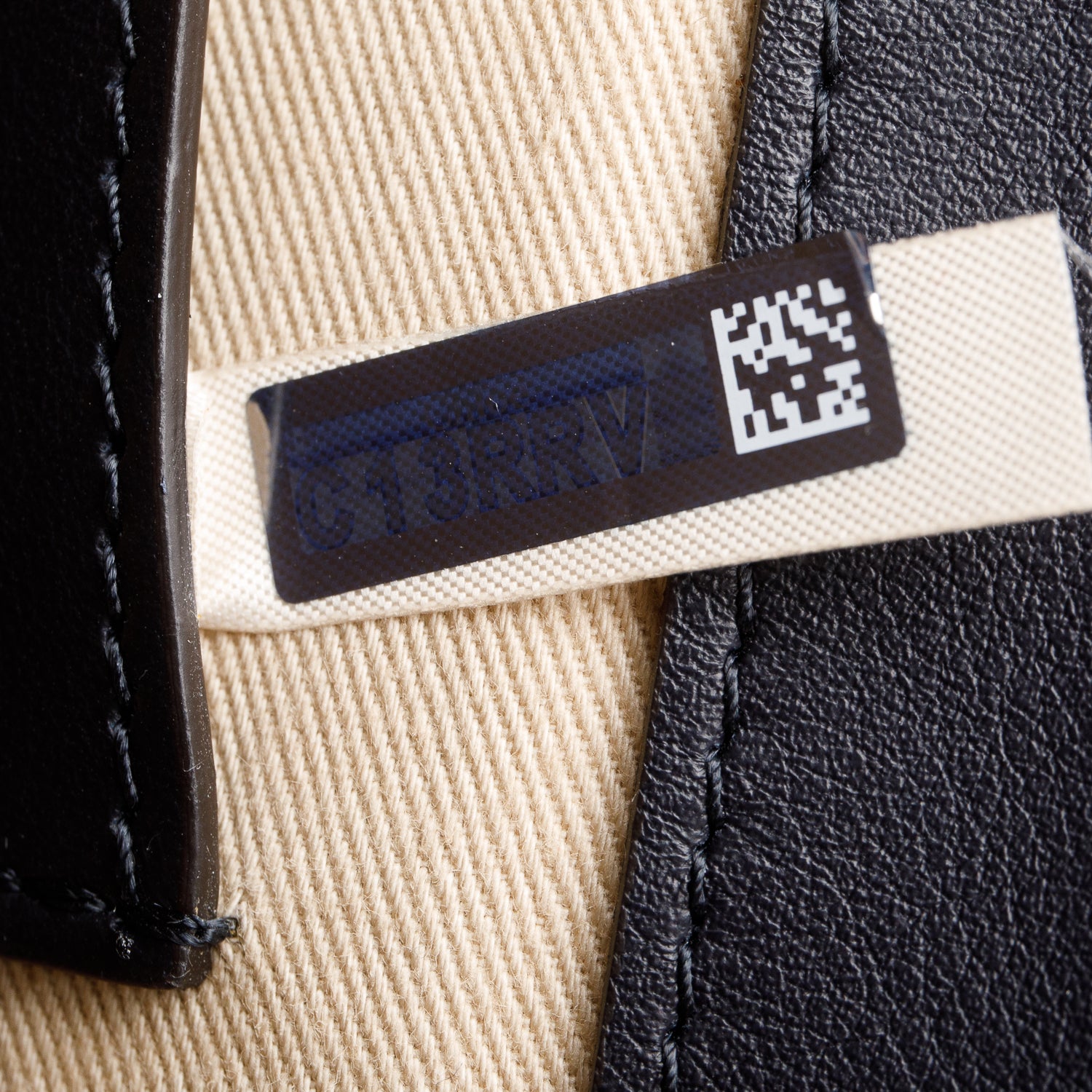 Chloe Navy Calfskin Croc Embossed Small Tess Bag w/ Strap