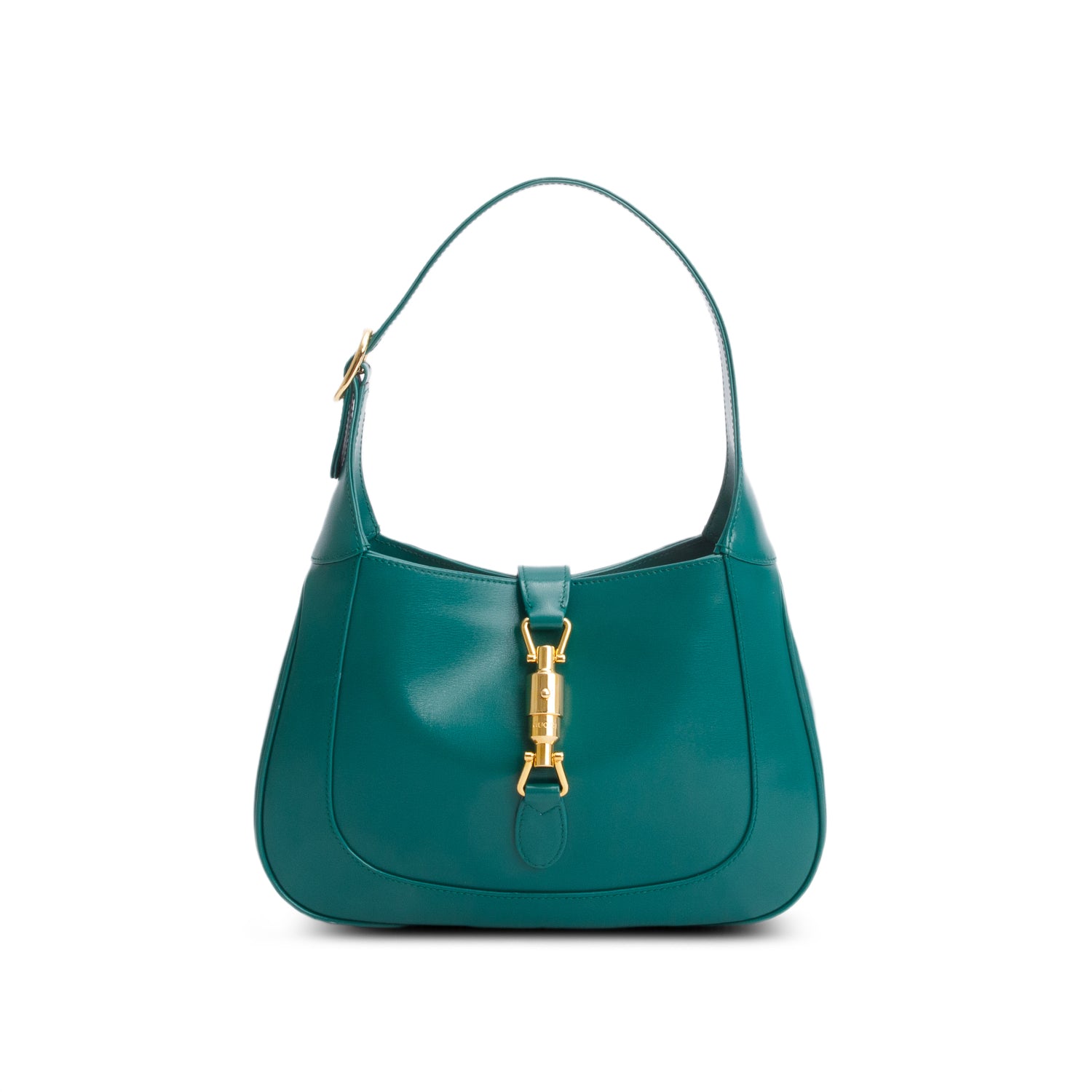 Gucci Green Ancora Leather Medium Jackie 1961 Hobo Bag w/ Strap