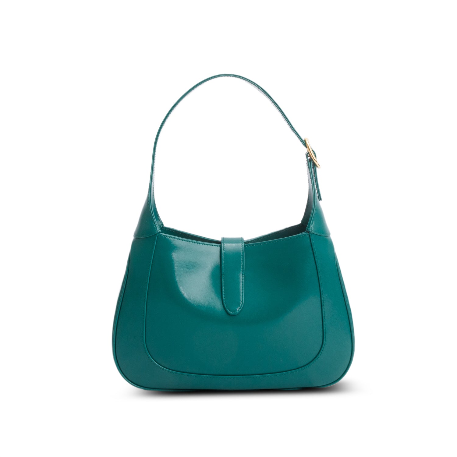 Gucci Green Ancora Leather Medium Jackie 1961 Hobo Bag w/ Strap