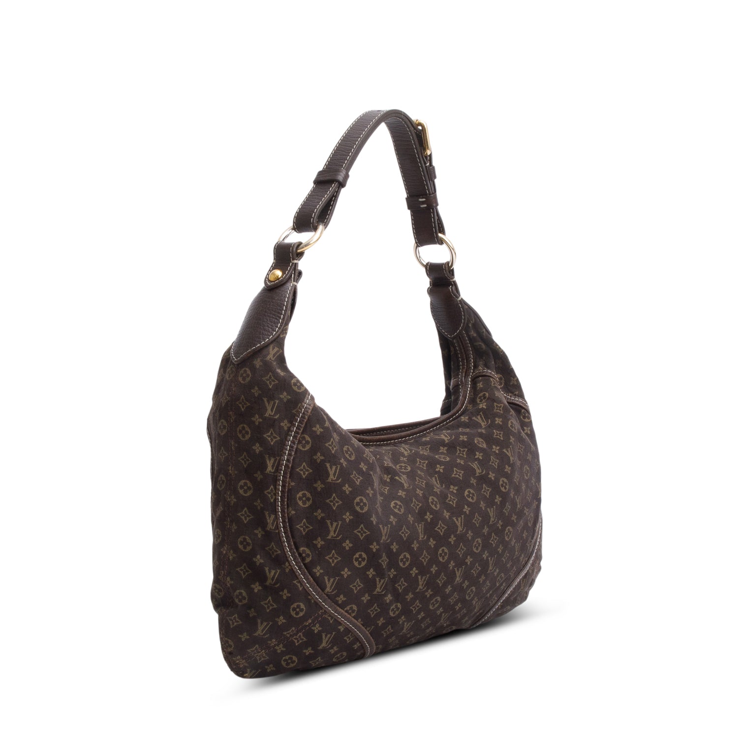 Louis Vuitton Brown Monogram Mini Lin Manon MM