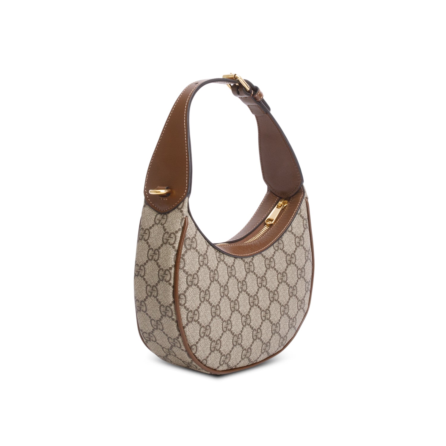 Gucci GG Supreme Interlocking G Half-Moon Shaped Mini Bag