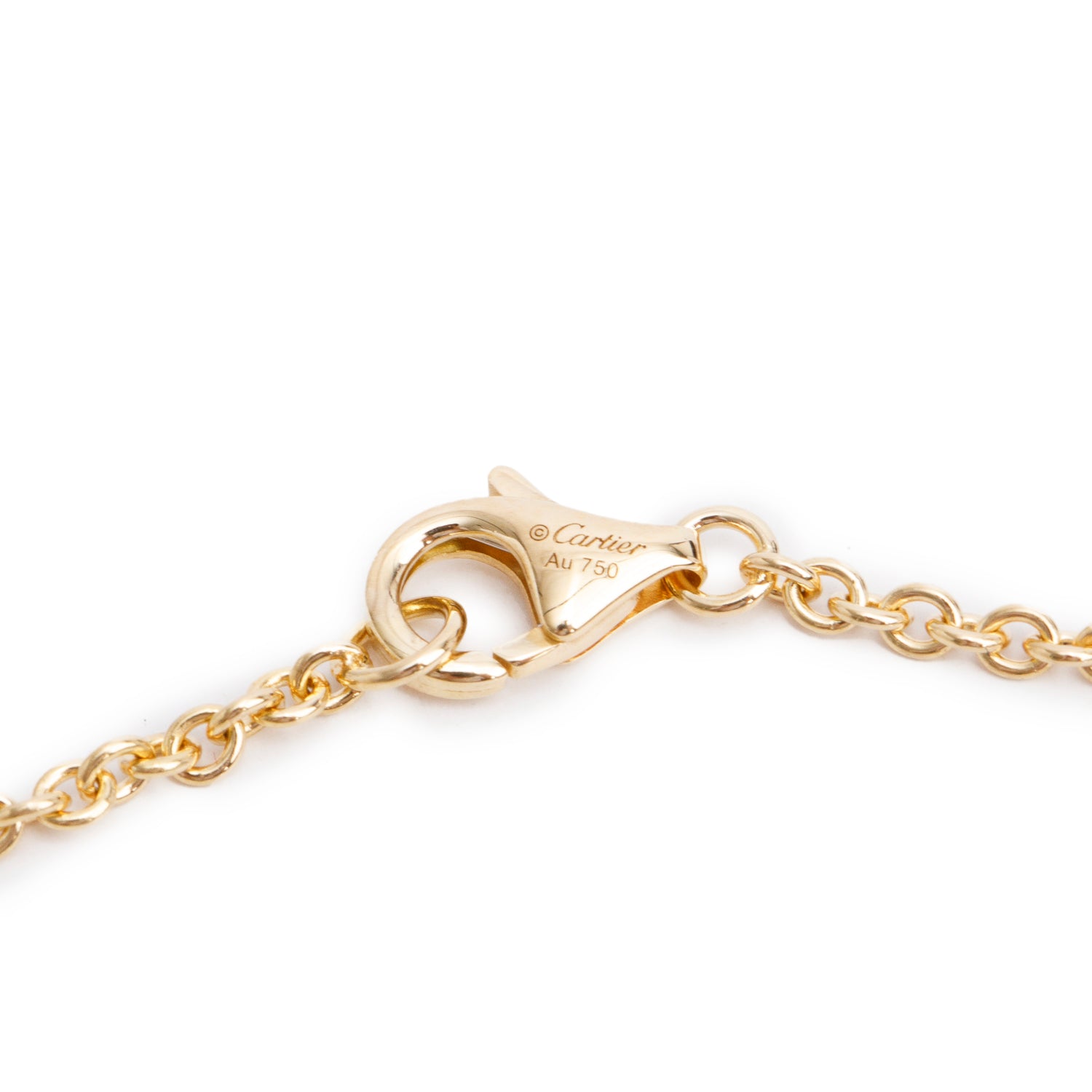 Cartier 2022 18k Yellow Gold Love Necklace w/ Box & Certificate