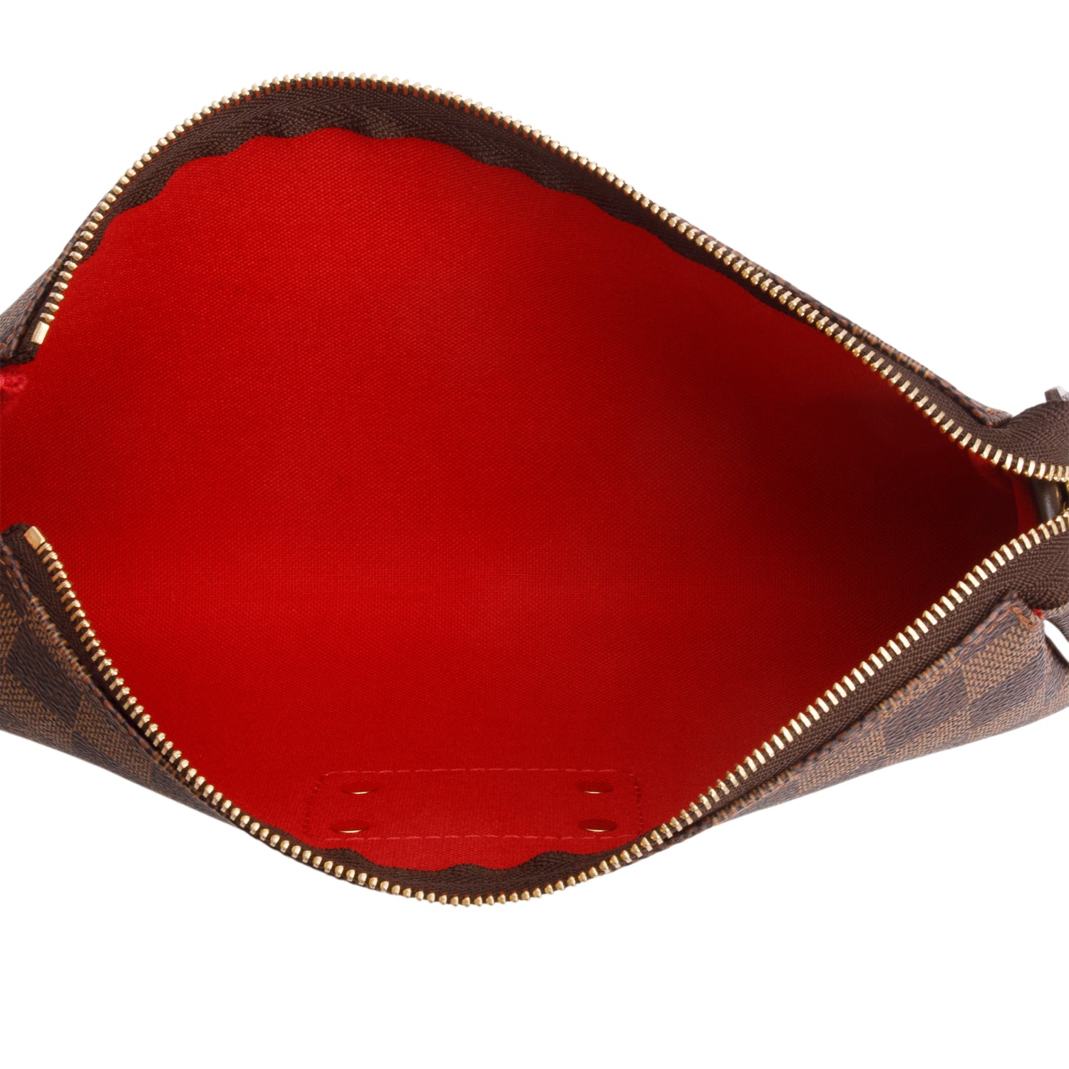 Louis Vuitton Damier Ebene Eva Clutch w/ Box & Straps