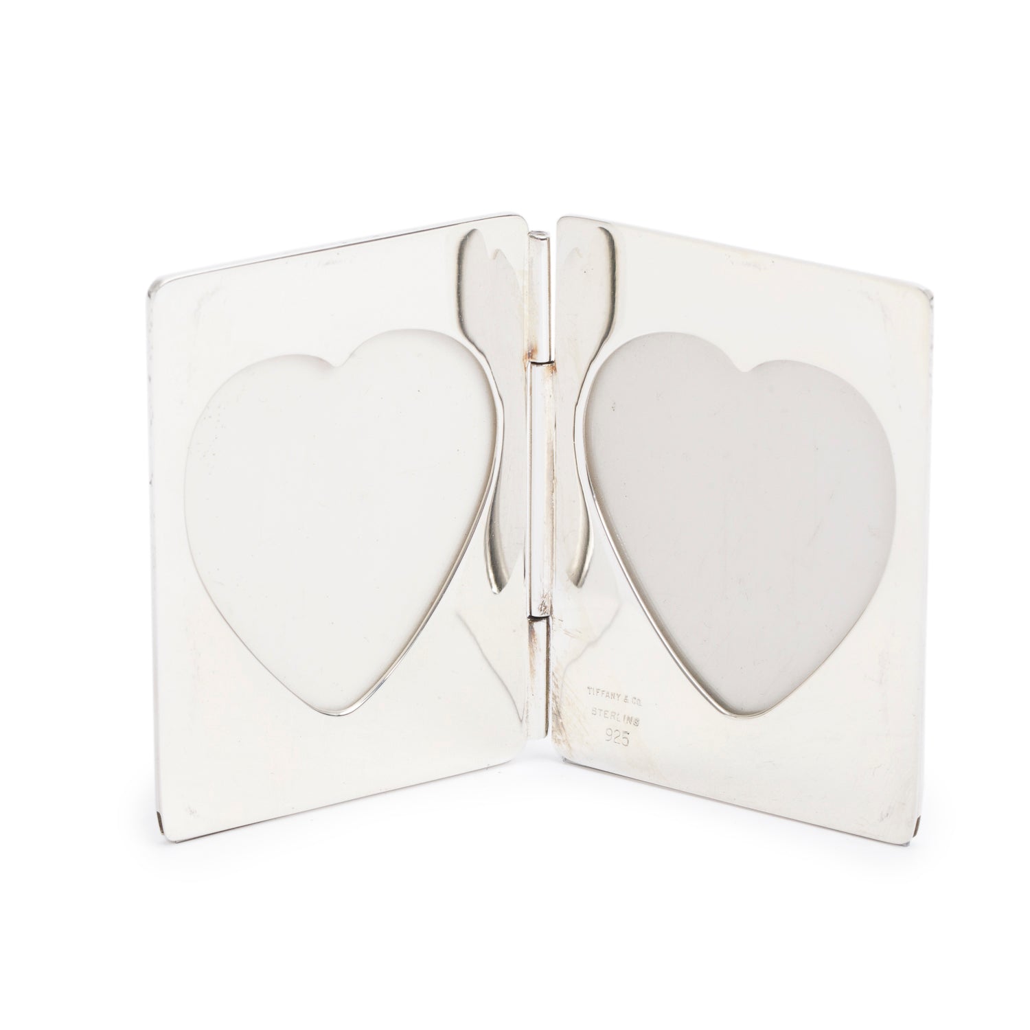 Tiffany & Co. Vintage Sterling Silver Folding Heart Picture Frame