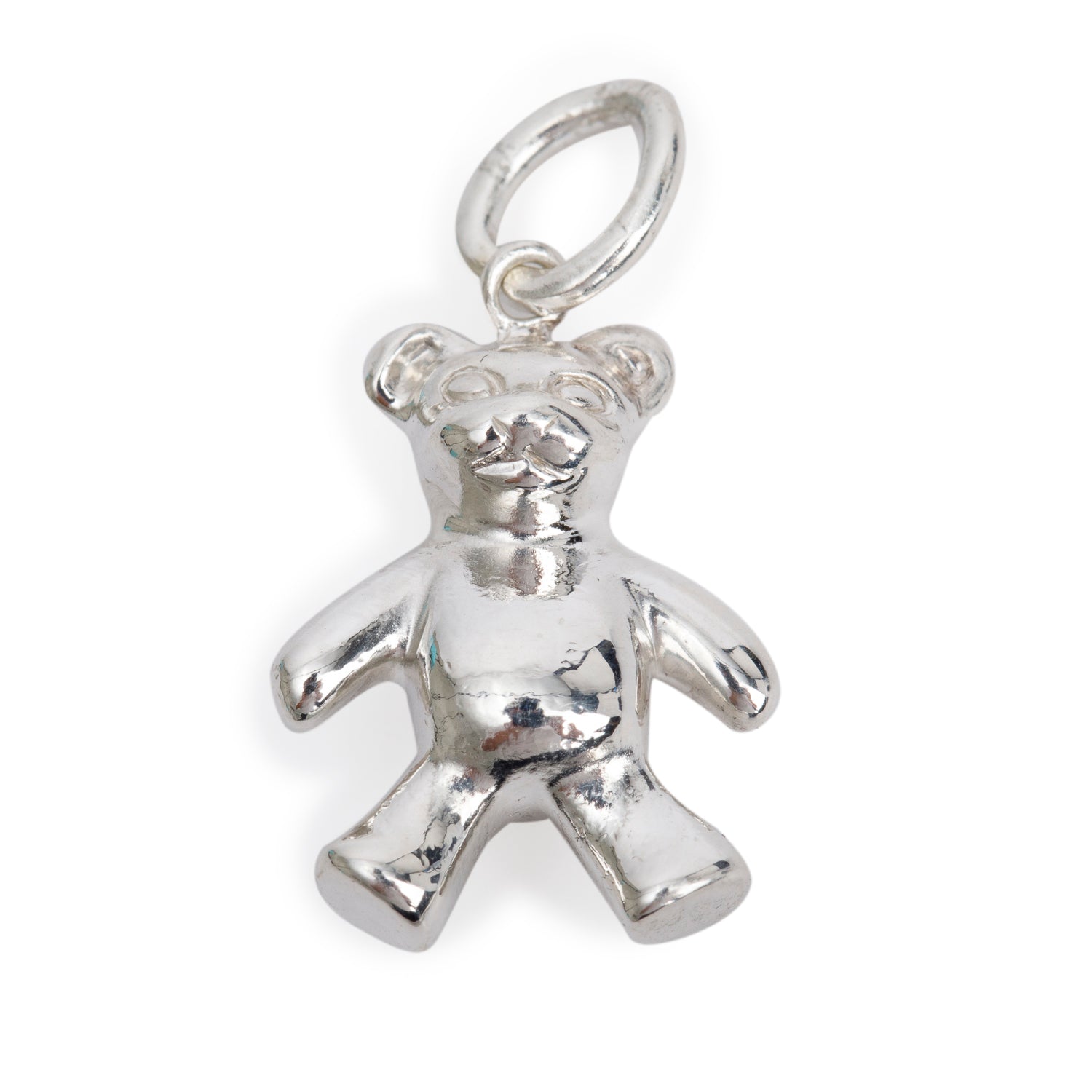 Tiffany & Co. Sterling Silver Teddy Bear Charm Pendant