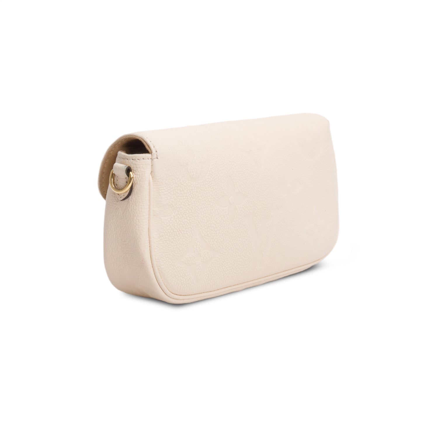 Louis Vuitton Cream Empreinte Monogram Giant Ivy Wallet on Chain w/ Straps