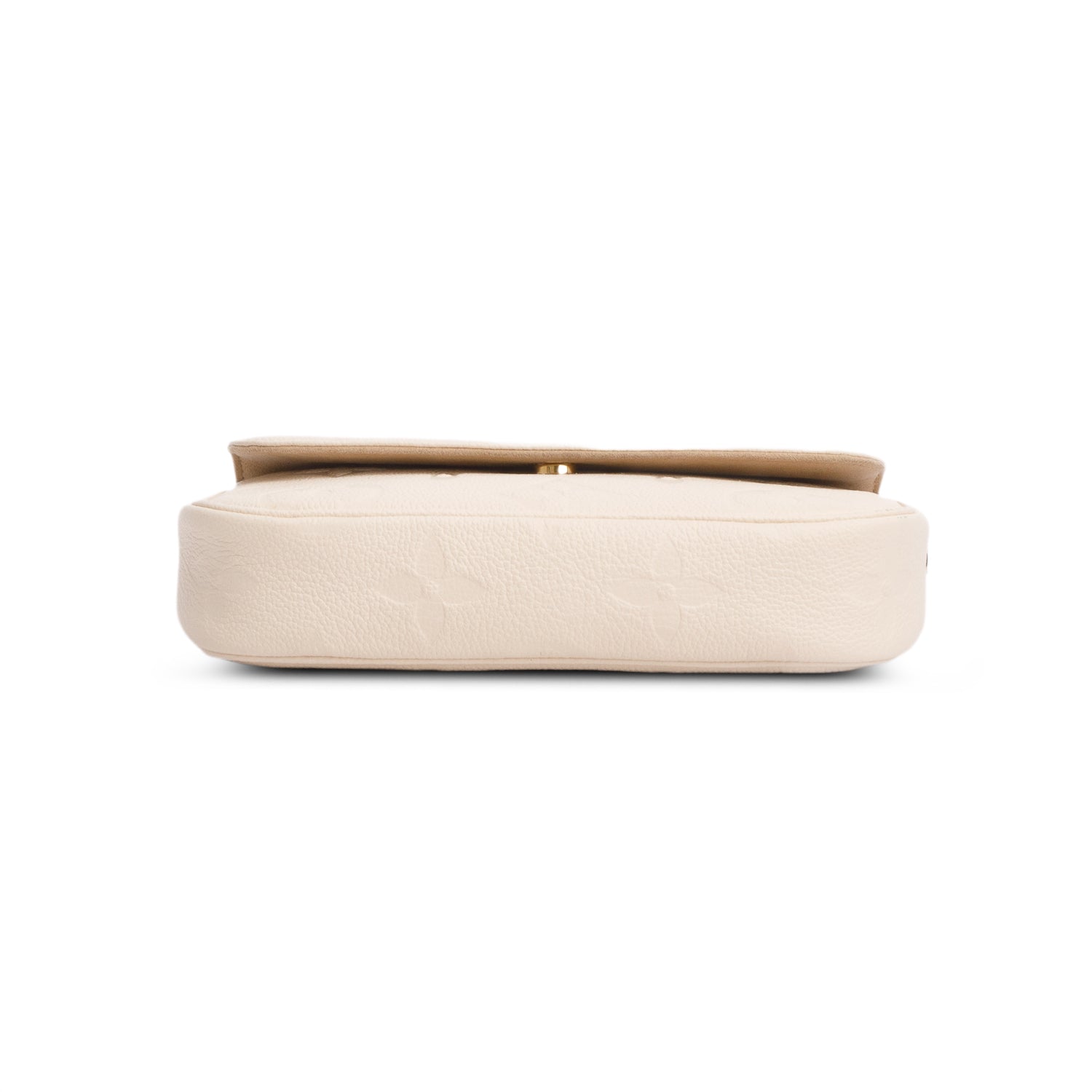 Louis Vuitton Cream Empreinte Monogram Giant Ivy Wallet on Chain w/ Straps