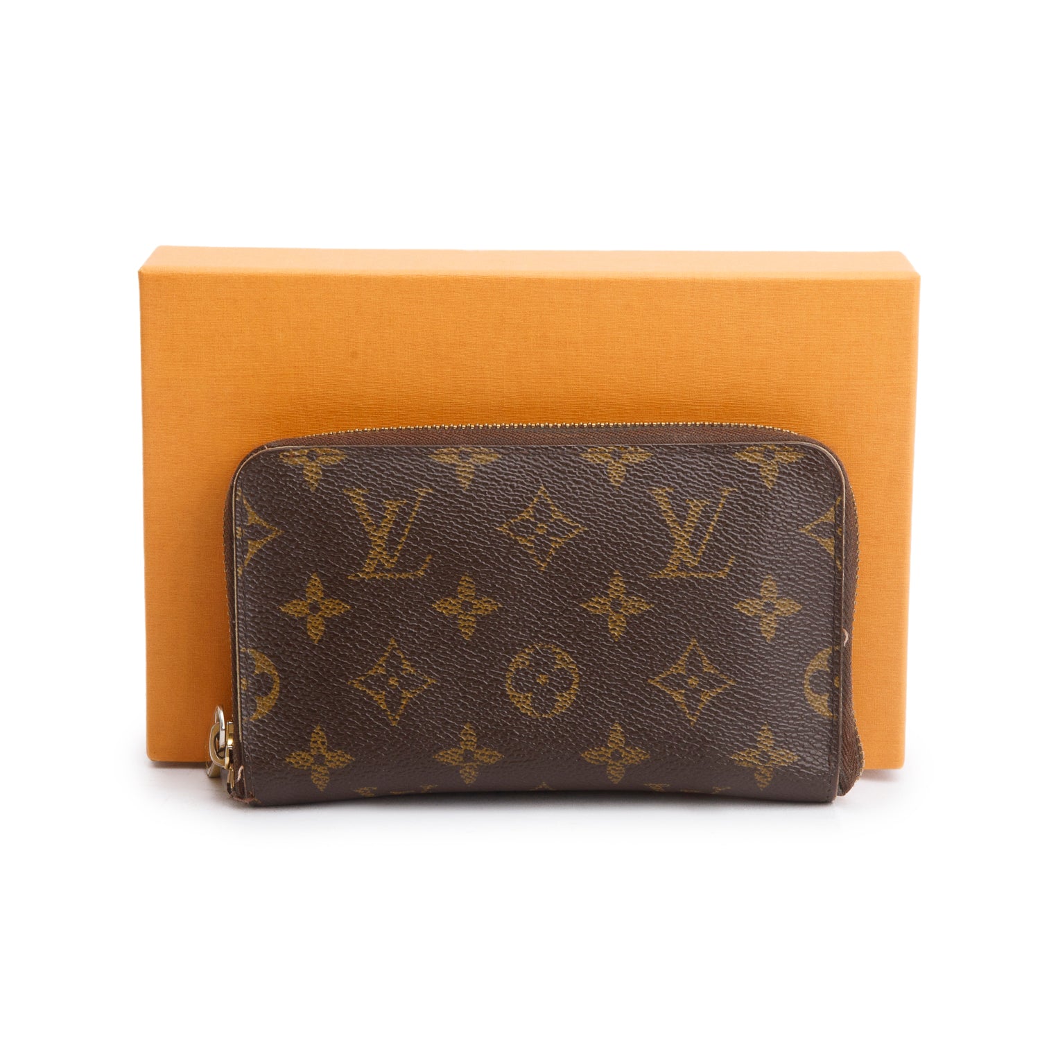 Louis Vuitton Monogram Medium Zippy Wallet w/ Box