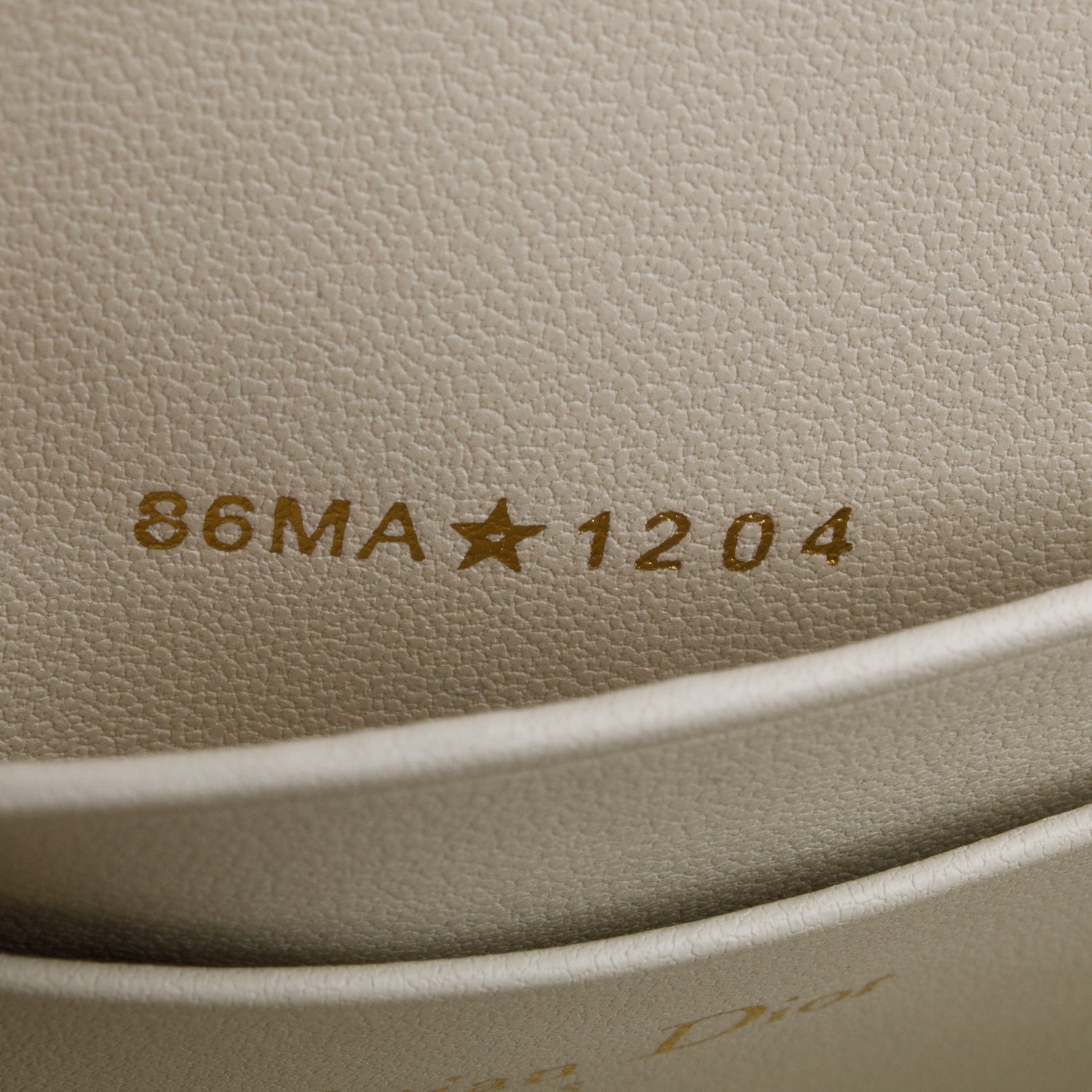 Christian Dior 2024 White Lambskin Cannage My Dior Daily Chain Pouch